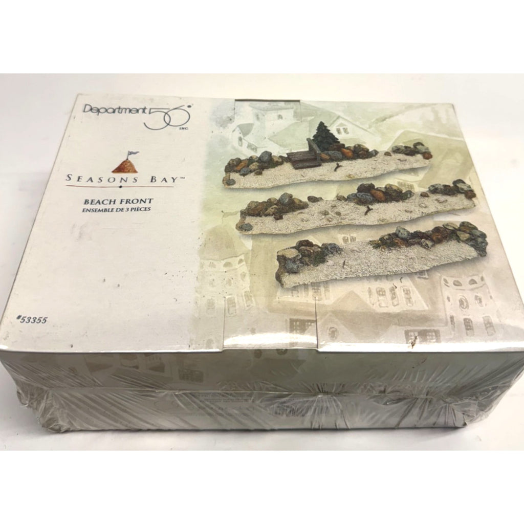 Vintage NOS 1998 Department 56 Seasons Bay Beach Front Set of 3 #53355