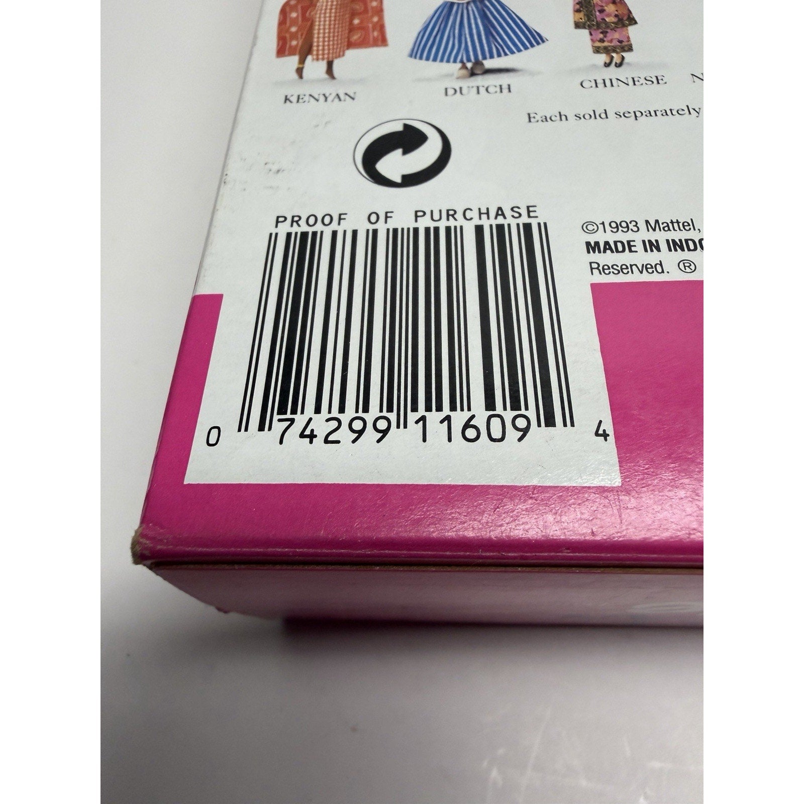 VINTAGE 1993 Native American Barbie Doll 11609 Dolls Of The World Second Edition
