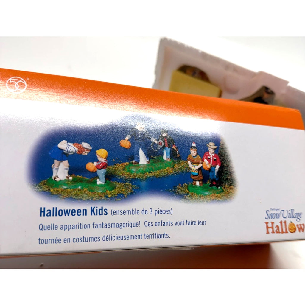 Vintage NEW Dept 56 HALLOWEEN KIDS Set of 3 Halloween 55186 Trick or Treat