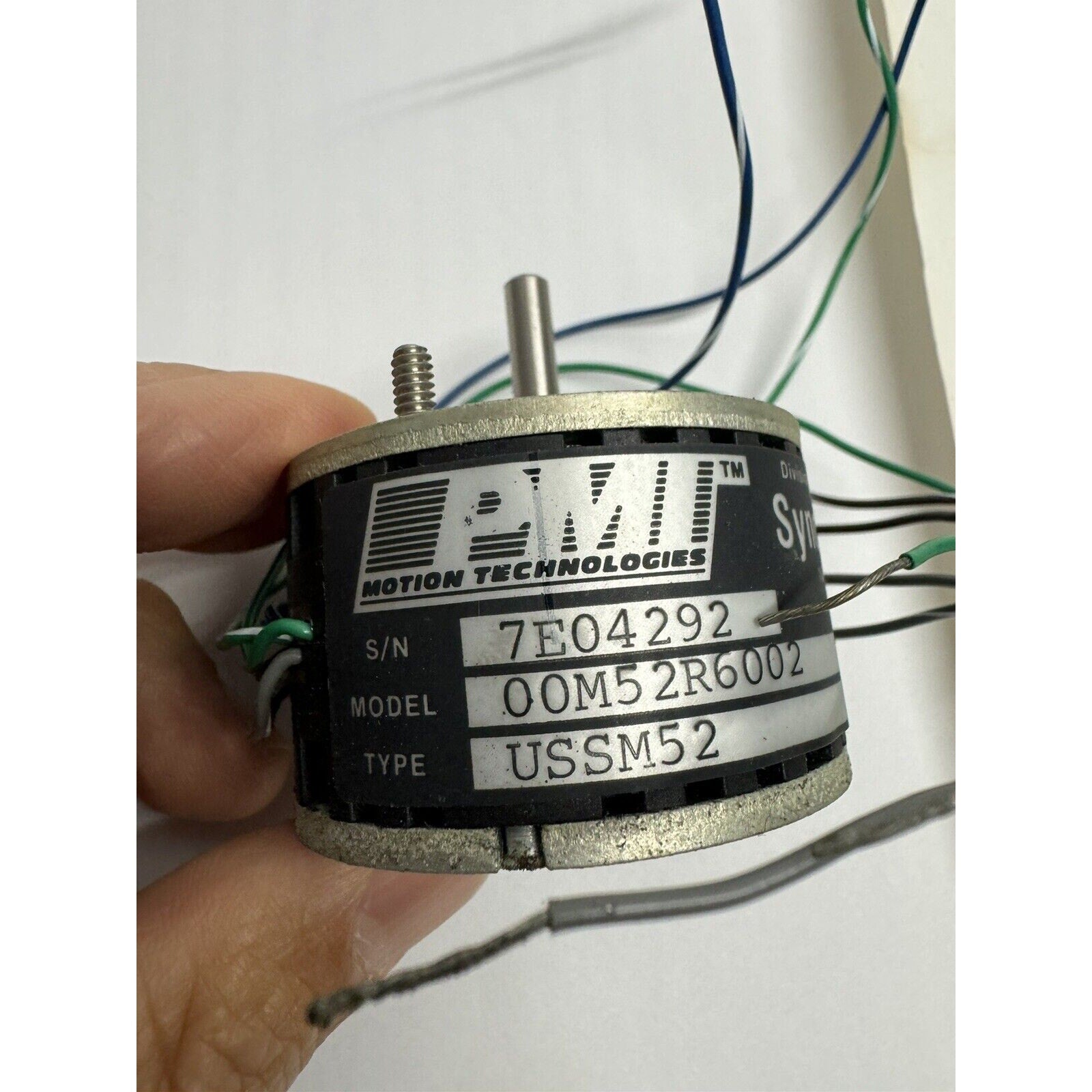 VINTAGE PMI Motion Technologies ServoDisc DC Motor 00M52R6002