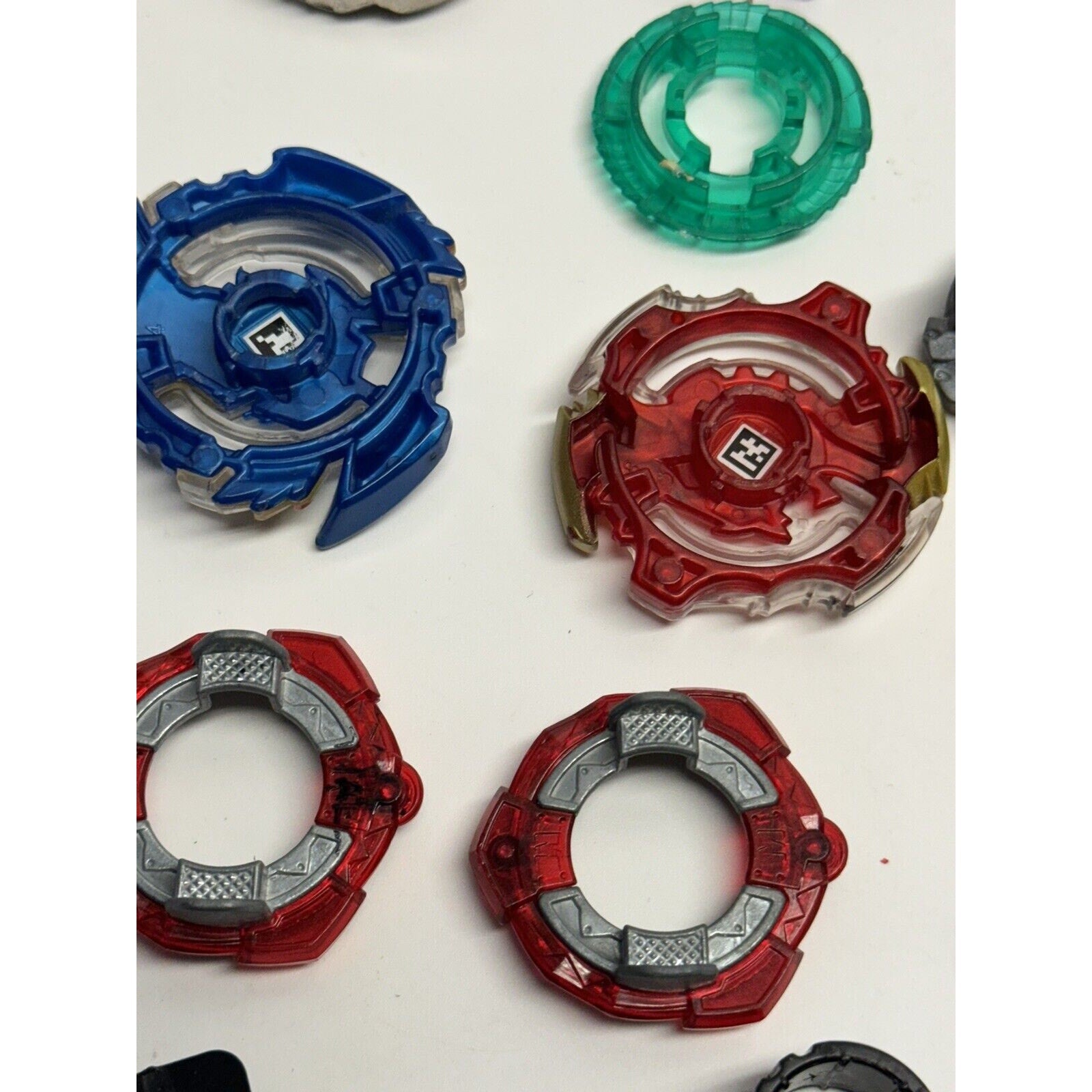 Vintage Beyblade Lot Mixed Metal Bursts Fusion Dragon Libra & Parts
