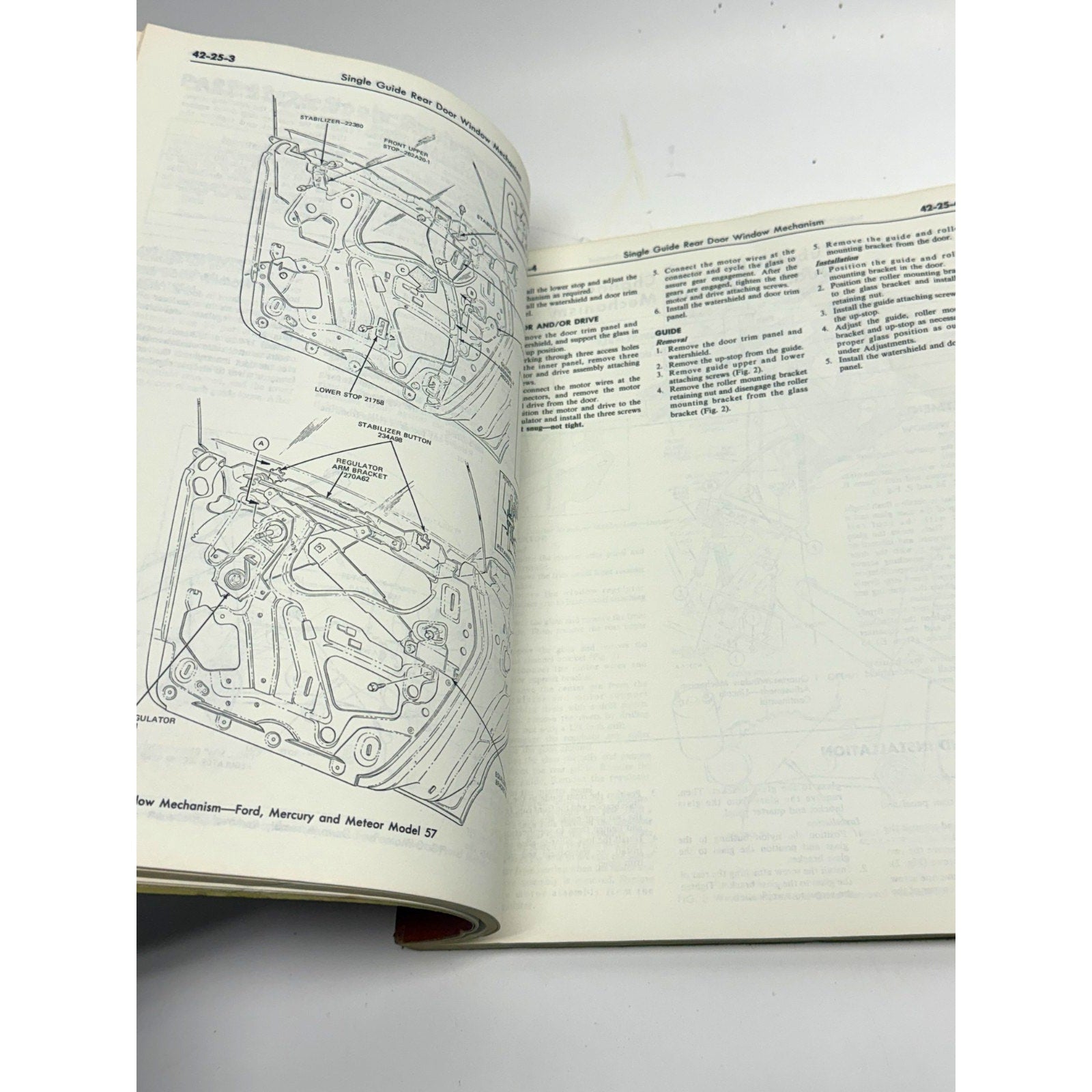 VINTAGE 1974 Ford Car Shop Manual Vol 4 Body
