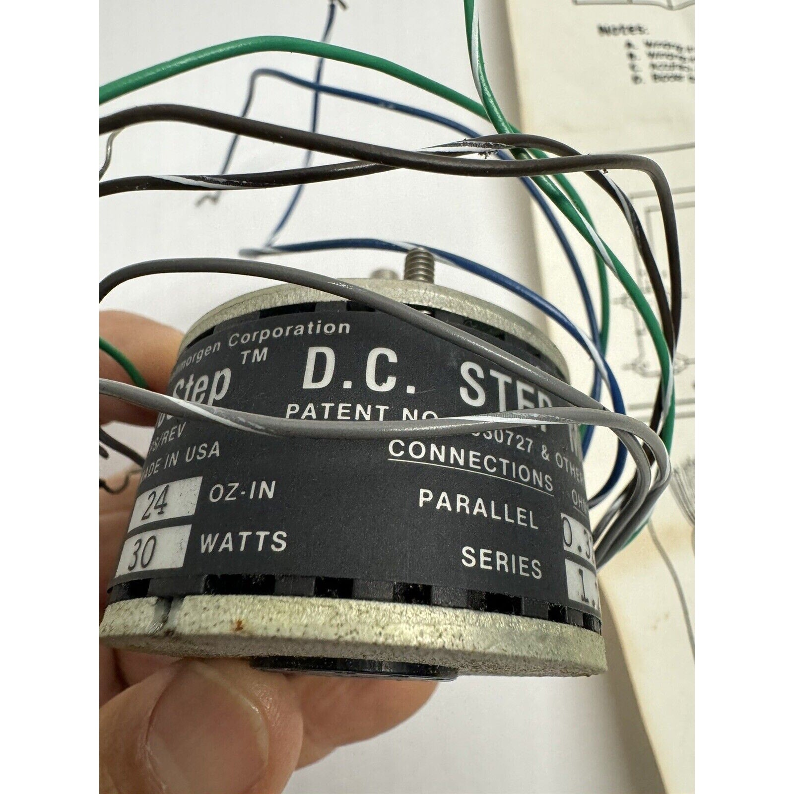 VINTAGE PMI Motion Technologies ServoDisc DC Motor 00M52R6002
