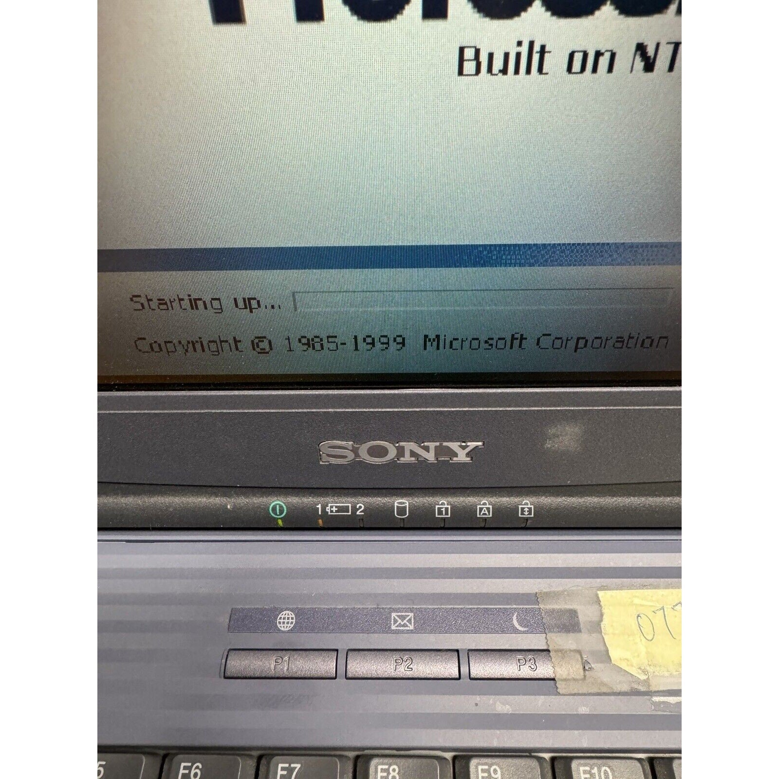 VINTAGE Sony VAIO PCG-F340 Laptop w/OEM Power Adapter For parts or repair.