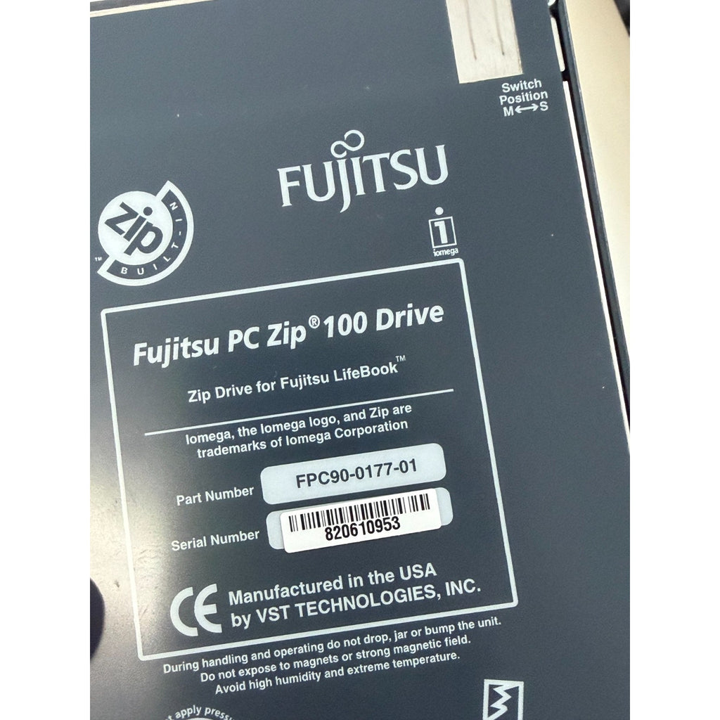 Vintage Fujitsu PC Zip 100 Drive FPC90-0177-01 FPC44-0515-01 LifeBook Laptop VST