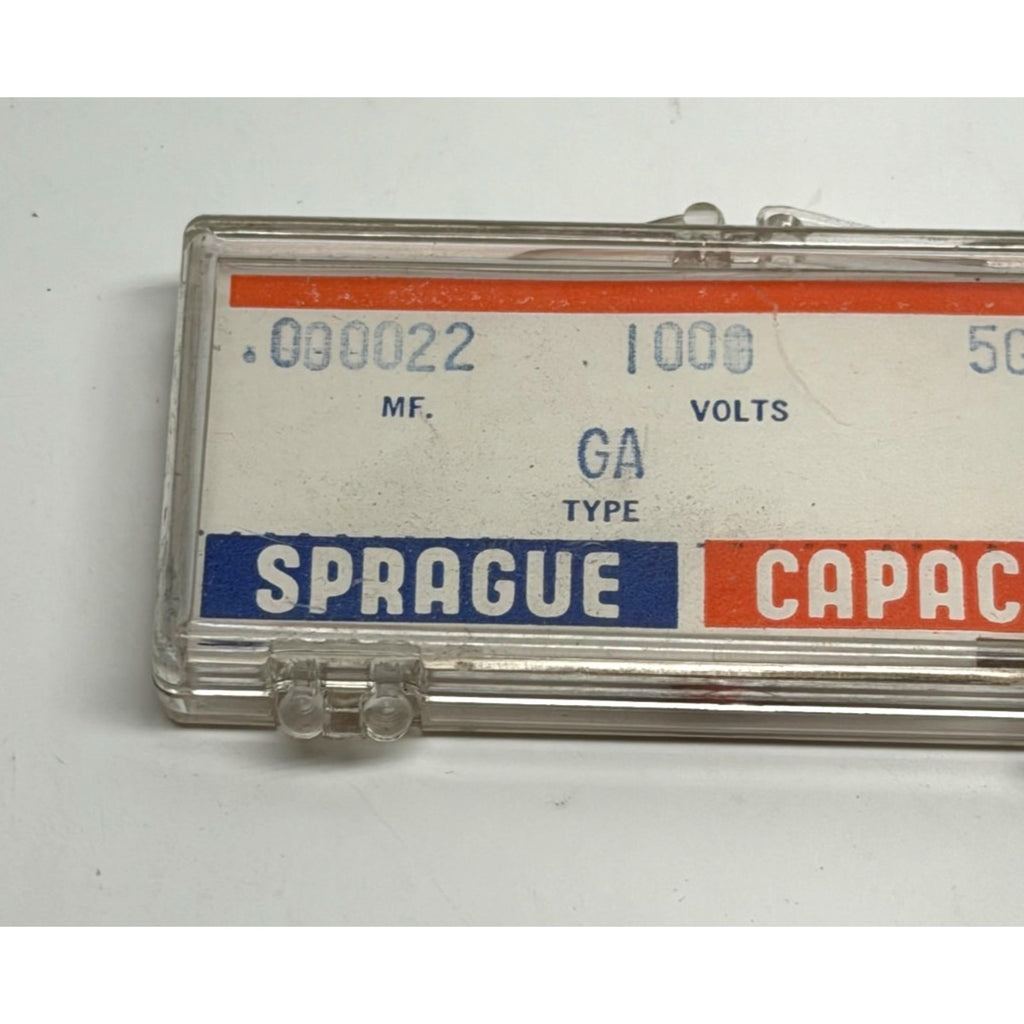Vintage Sprague 5GA-Q22 Ceramic Disc Capacitor .000022uF 1000V NOS