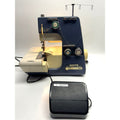 VINTAGE White Super Lock Model X 523 Serger Sewing Machine With Pedal 523W-4