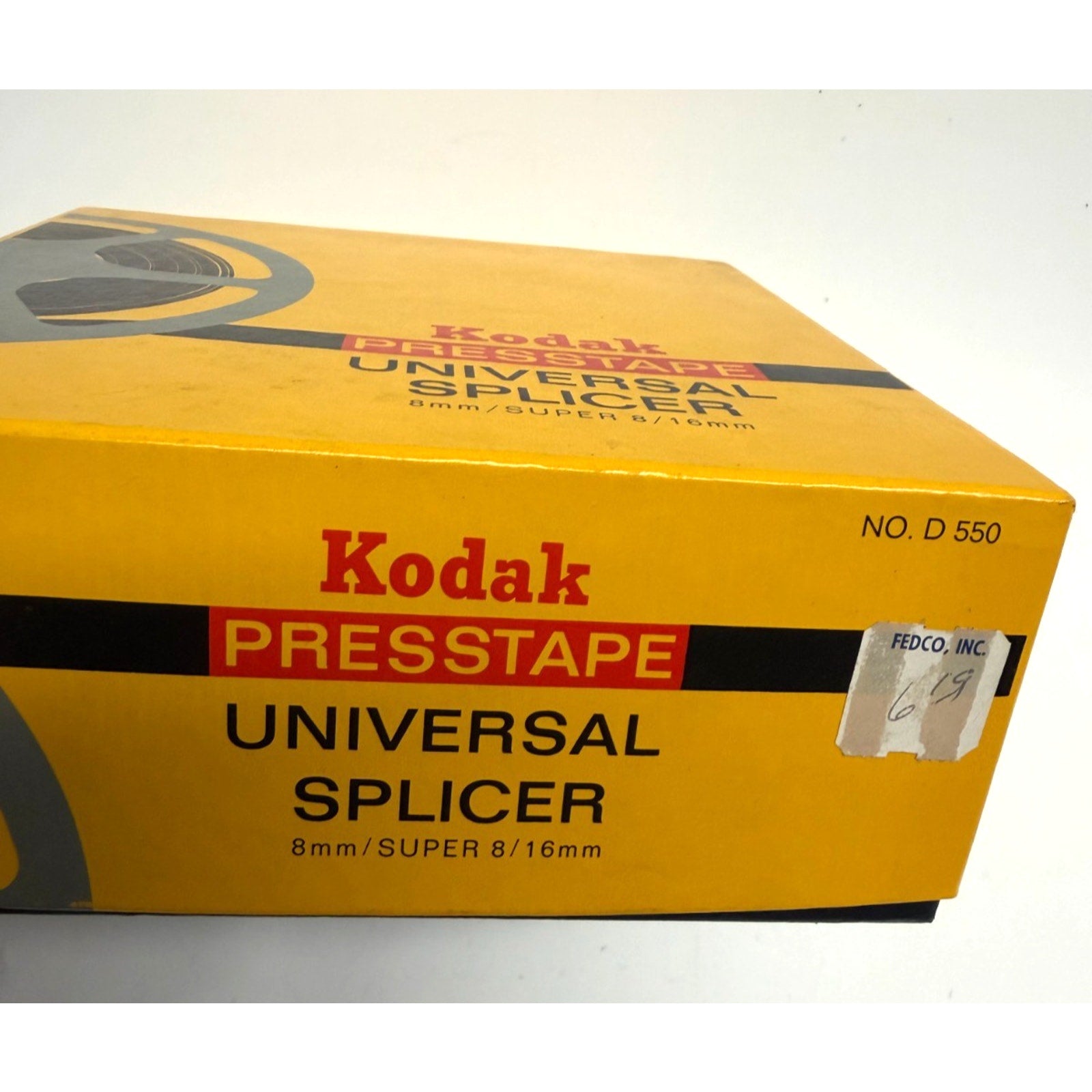 Vintage Kodak Presstape Universal Splicer Super 8/8MM/16MM Original Box D550