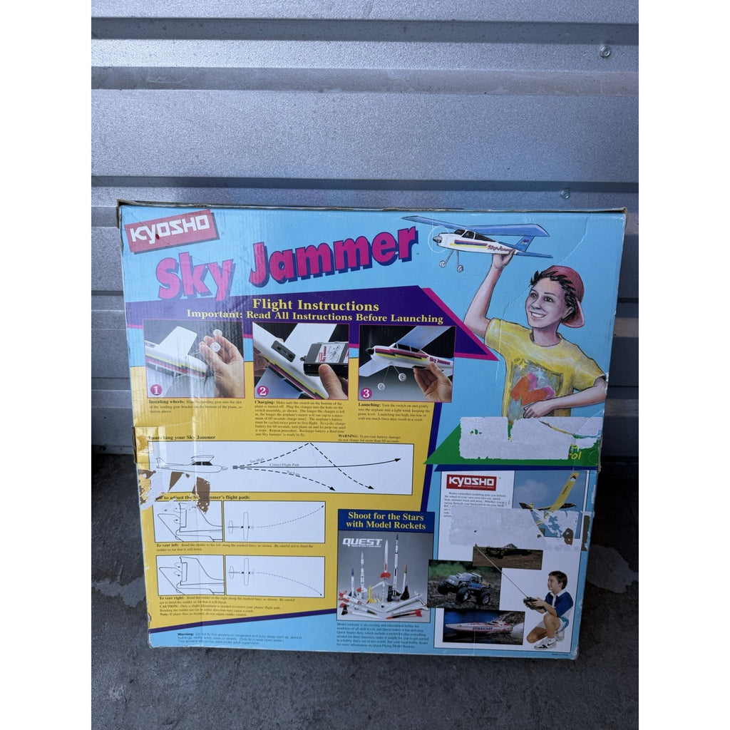 Vintage Rare FACTORY SEALED Kyosho Sky Jammer Remote Plane
