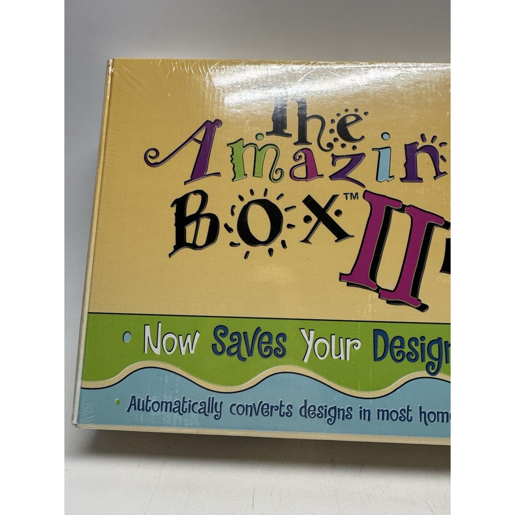 VINTAGE 2004 SEALED The Amazing Box Embroidery Memory Card Converter USB 3.6.2
