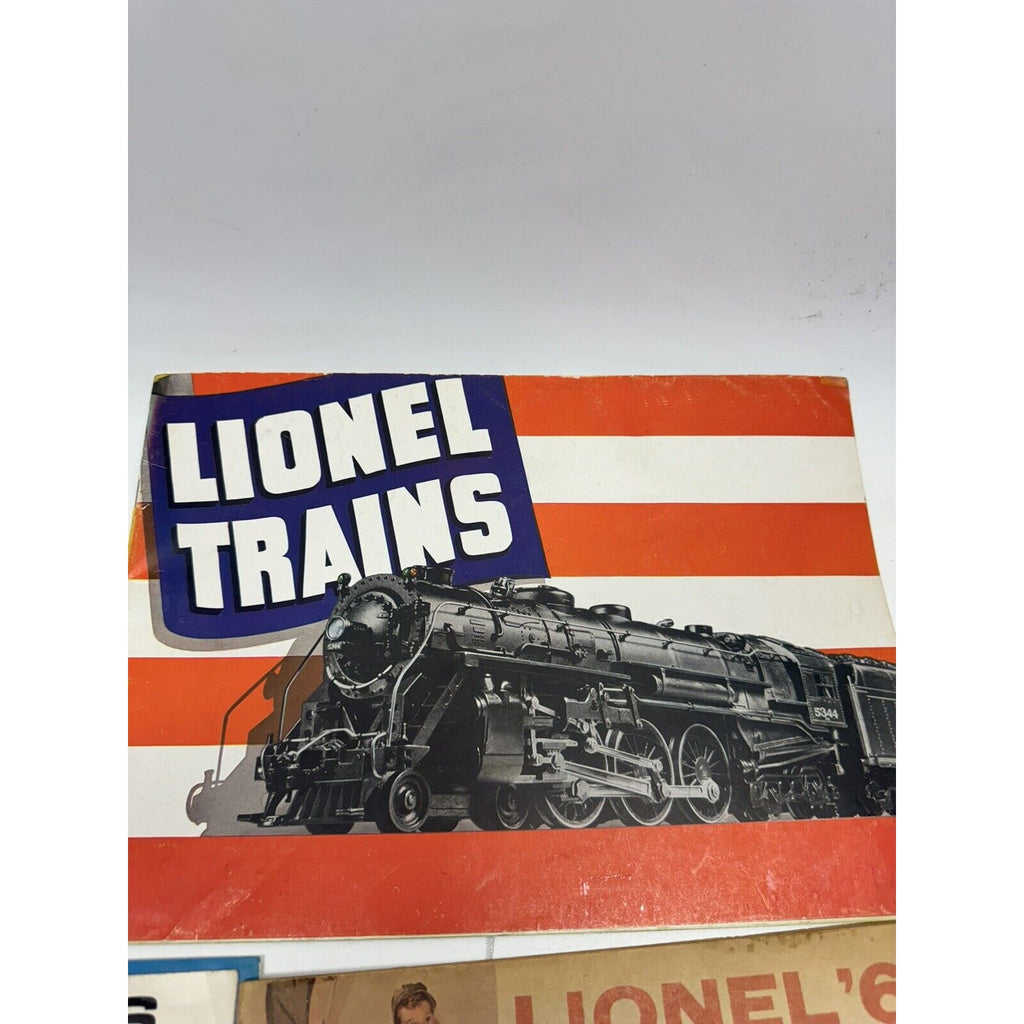 Vintage LOT OF 6 Lionel Train & American Flyer Railroad Catalog 1961, 1976, 1977