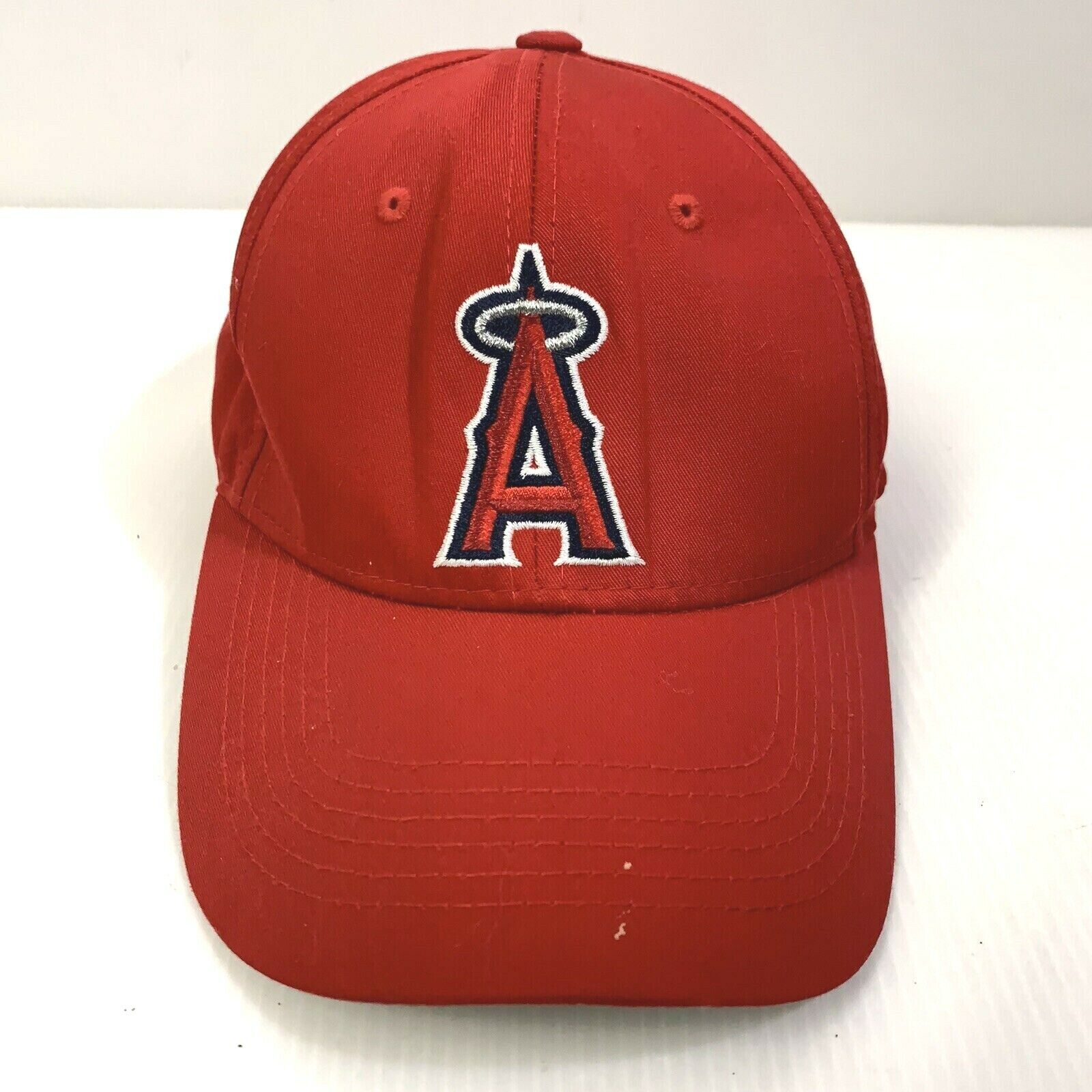 VINTAGE Anaheim Los Angeles Angels Hat Cap Mesh SnapBack MLB Twins Enterprise