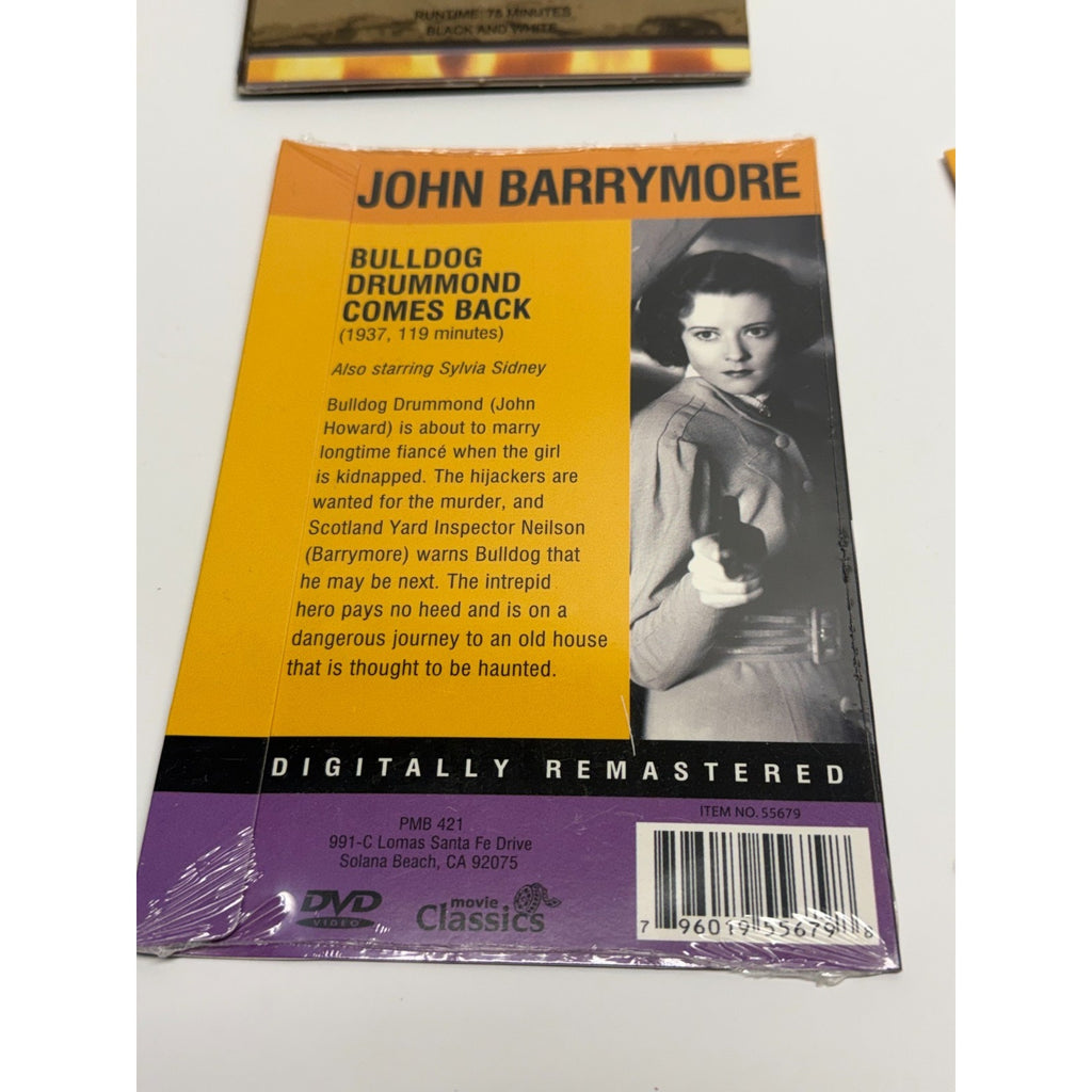 VTG Lot of 4 Classic DVDs: Cary Grant, Frank Sinatra, John Barrymore, Jack Benn
