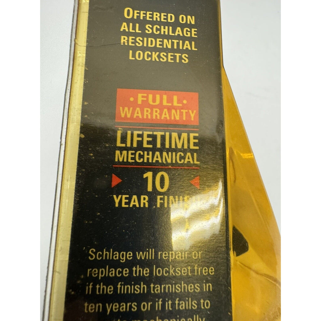 VINTAGE FACTORY SEALED SCHLAGE BED & BATH LOCKING DOOR KNOB SET P513-503
