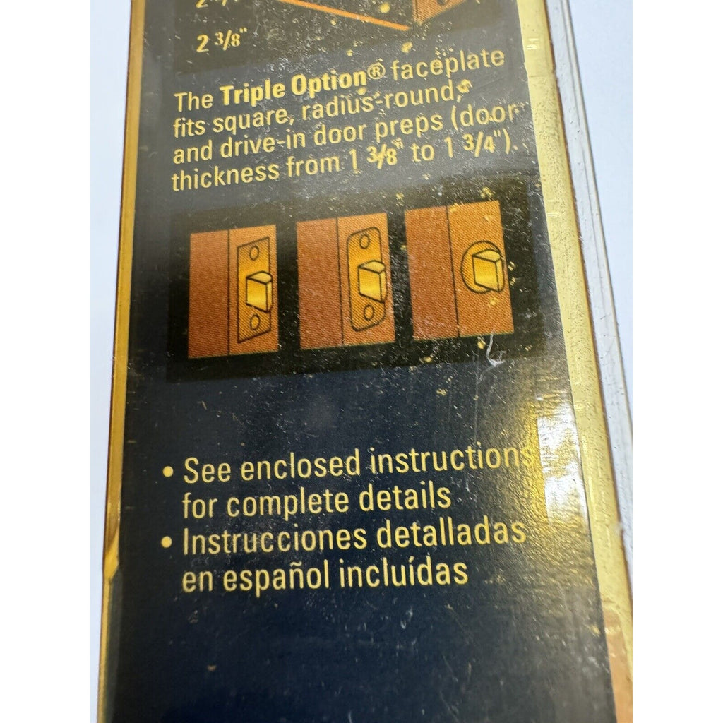 VINTAGE FACTORY SEALED SCHLAGE BED & BATH LOCKING DOOR KNOB SET P513-503