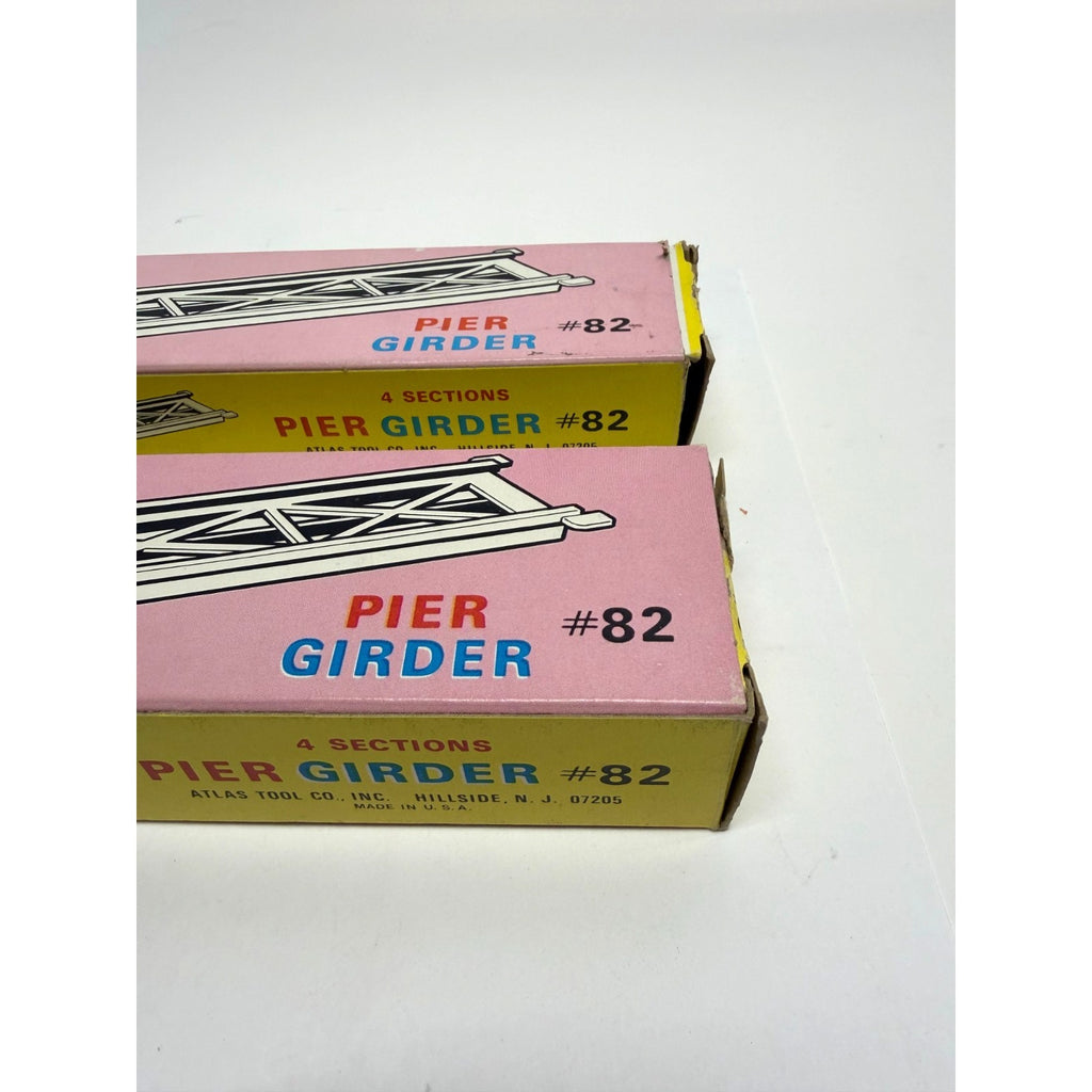 NEW 2 Sets Of Atlas Pier Girder #82-100 HO Scale 4 Sections Each Set Vintage NOS