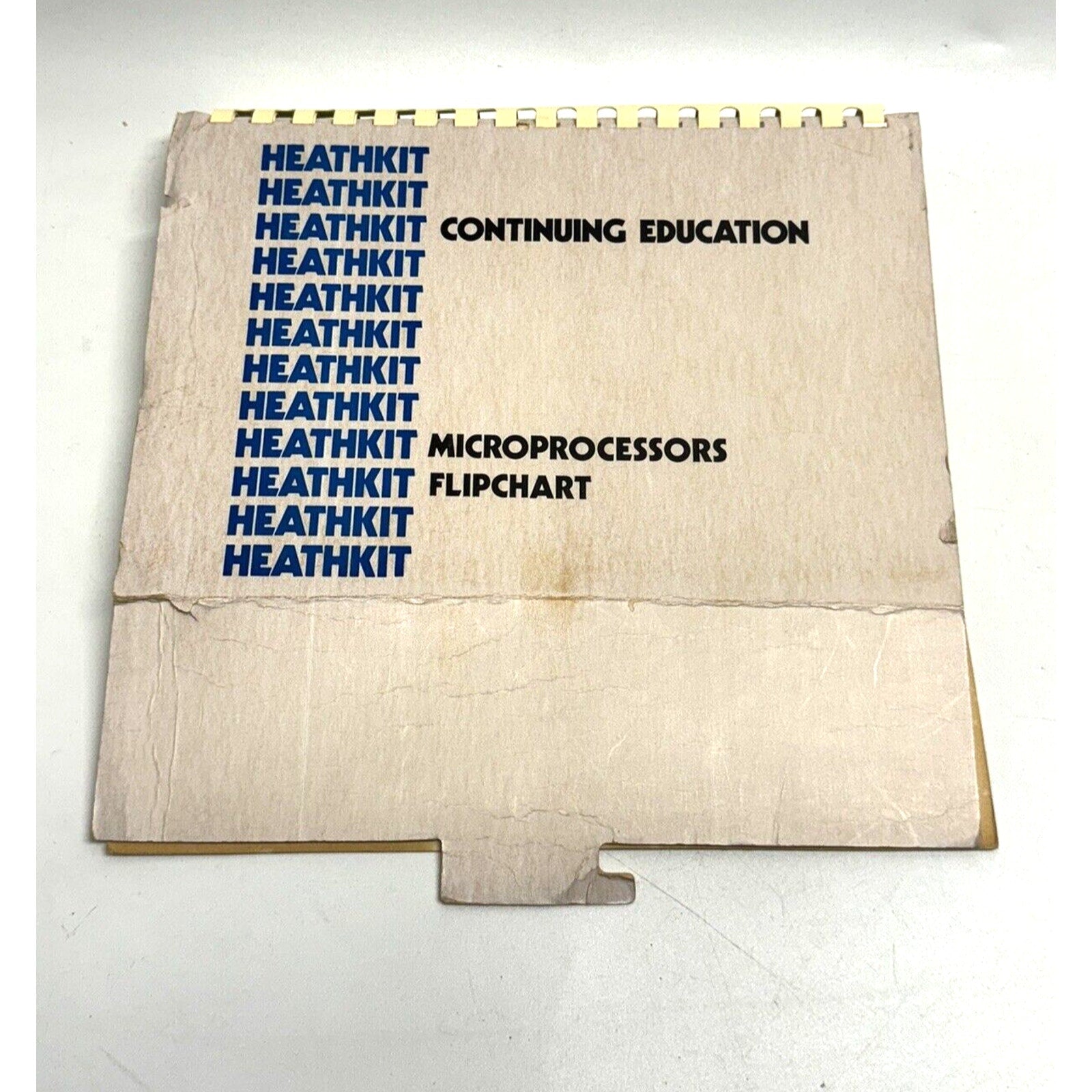 VINTAGE "RARE" Heathkit Continuing Education Microprocessors FLlipchart 1977