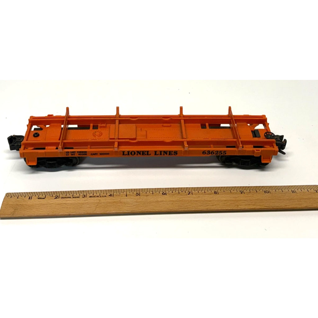 Vintage postwar Lionel Lines no. 636255 flat car