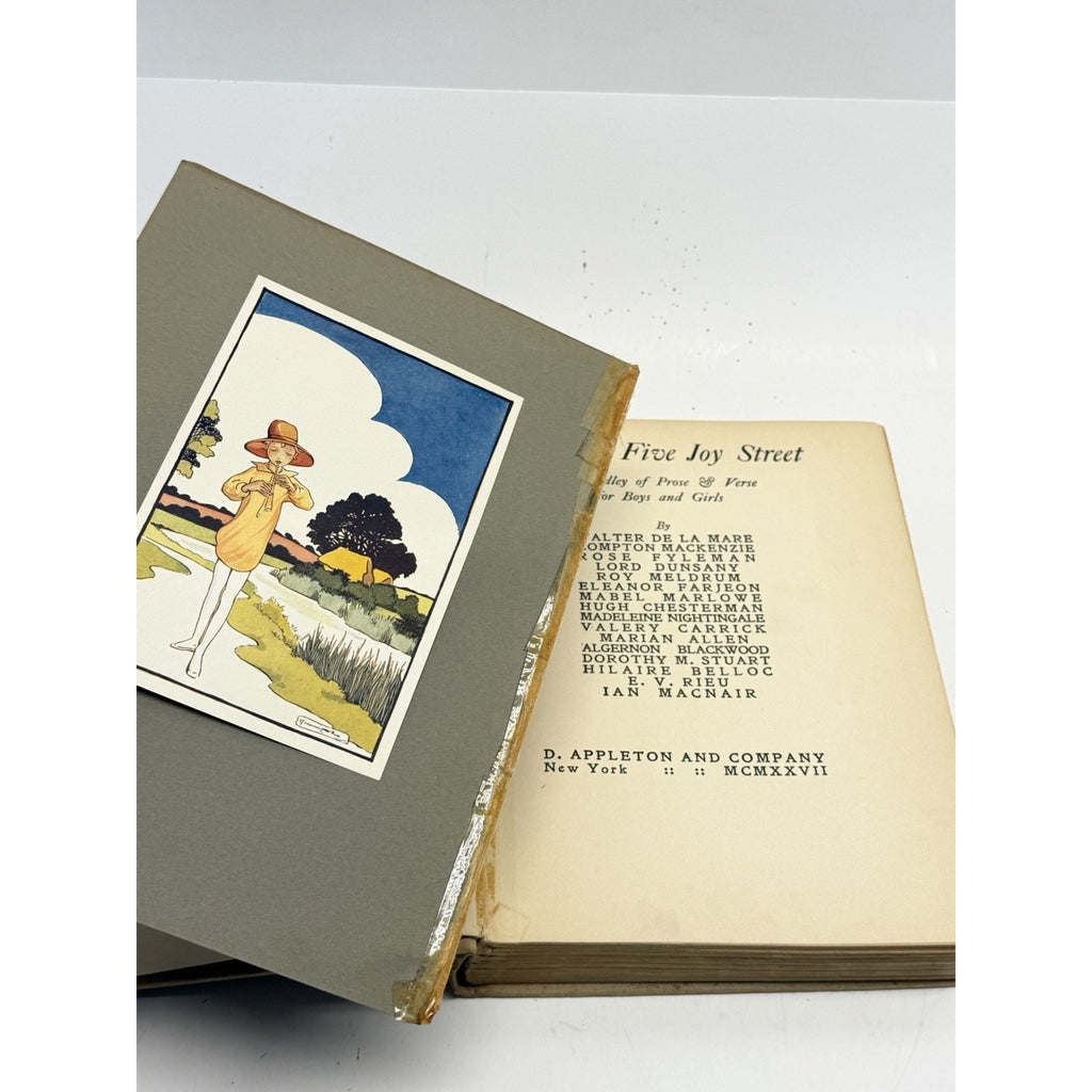 VINTAGE 1927 Number Five Joy Street Prose & Verse for Boys & Girls