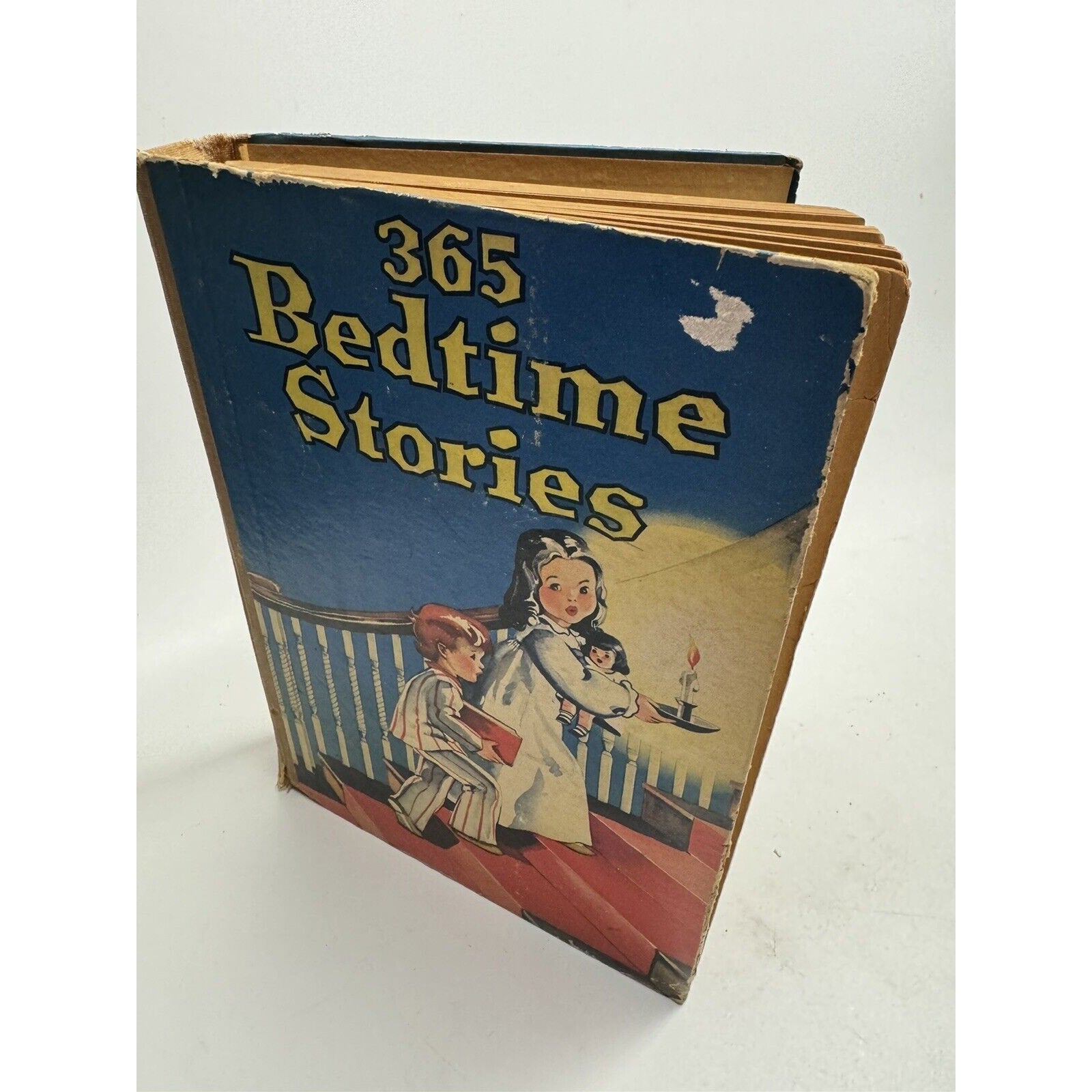 VINTAGE "RARE" 365 Bedtime Stories Book By Viola Ruth Lowe 1937 Whitman Pub Co