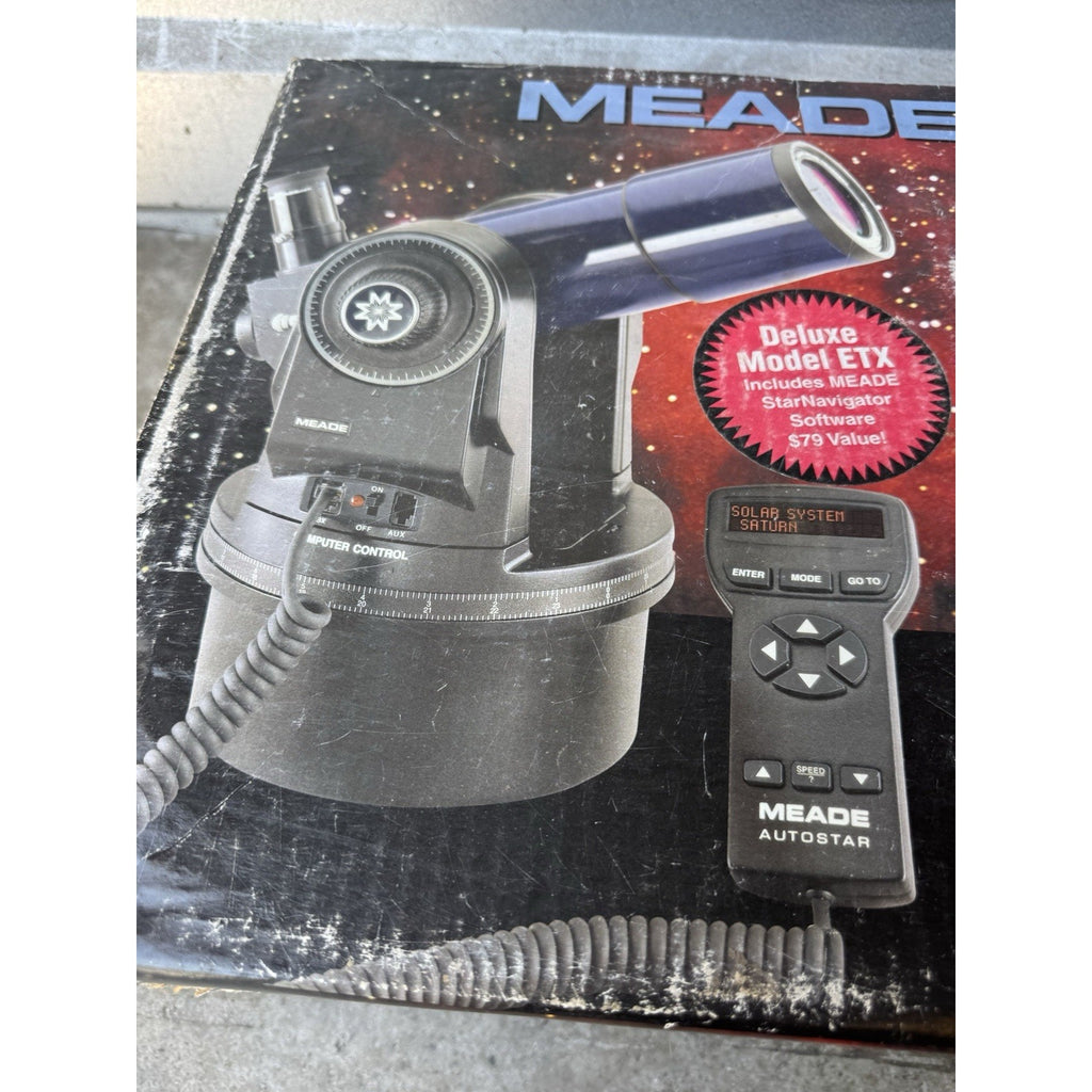 VINTAGE SEALED PACKAGE Meade ETX-60 AT Refractor Telescope Blue Tube