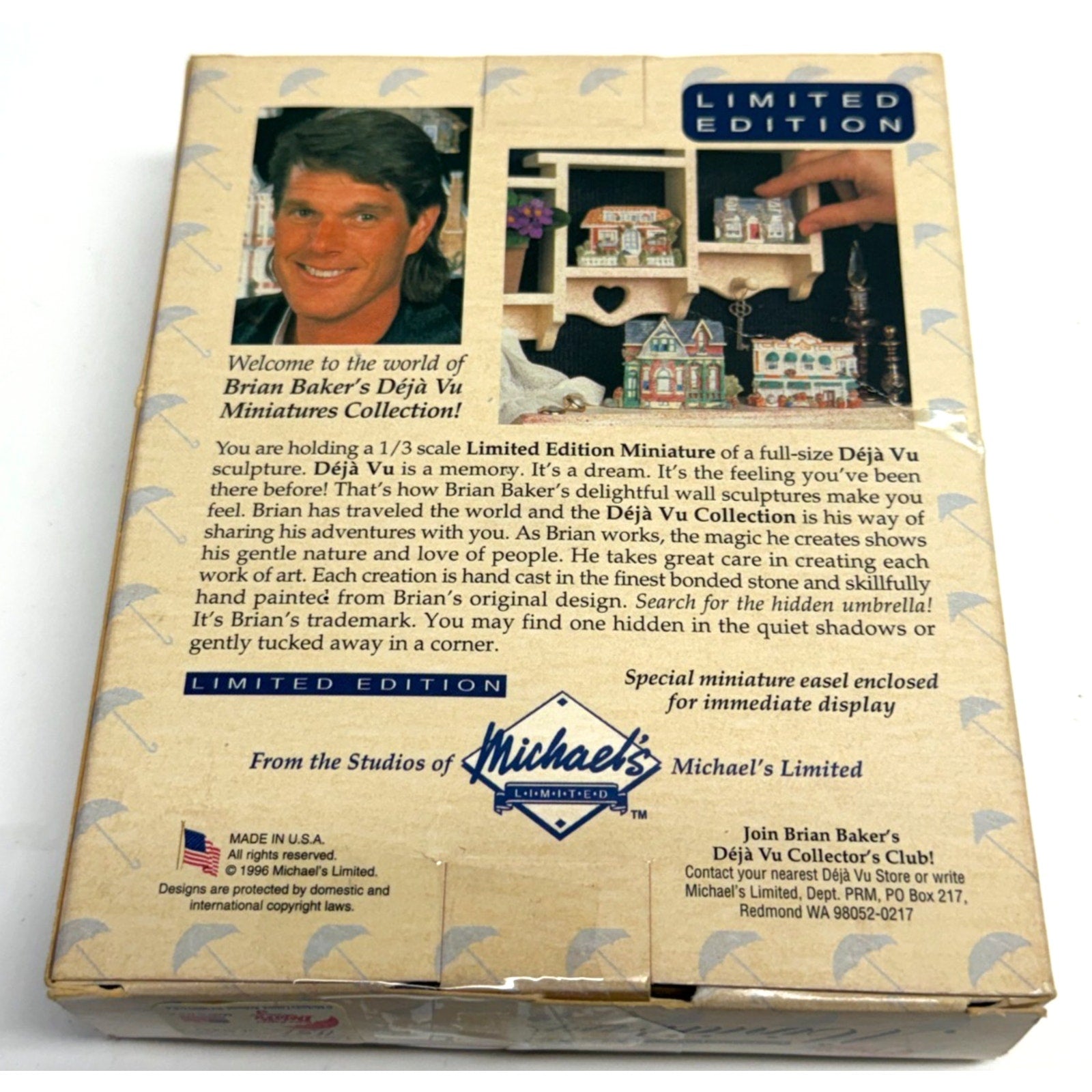 VTG Brian Baker's Deja Vu Collection "Looks Like Nantucket" #7451 LimitedEdition
