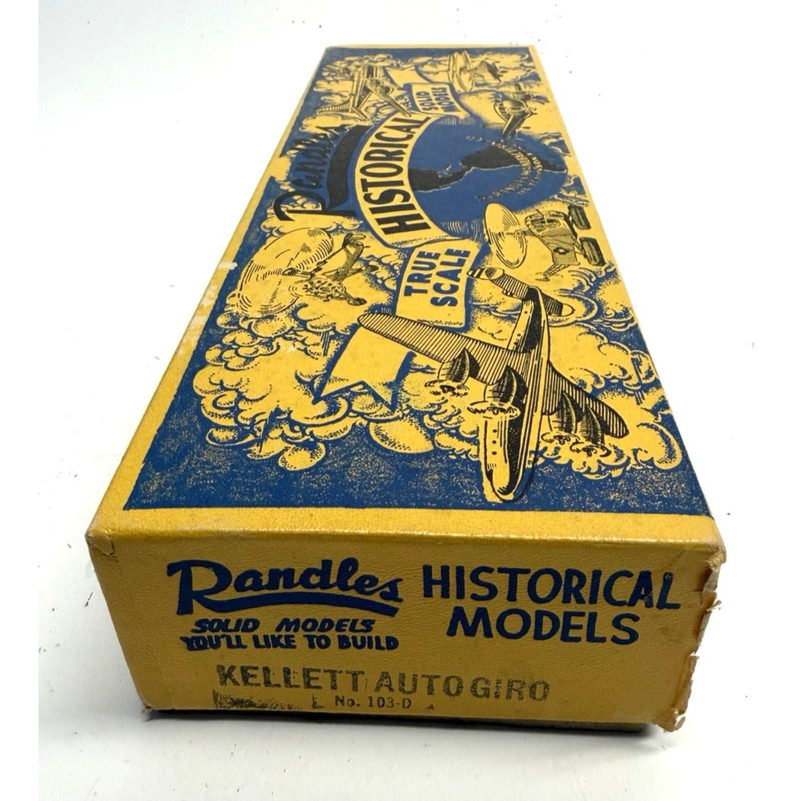 VINTAGE NOS 50s Randels True Scale Historical Solid Models Kellet Auto Giro