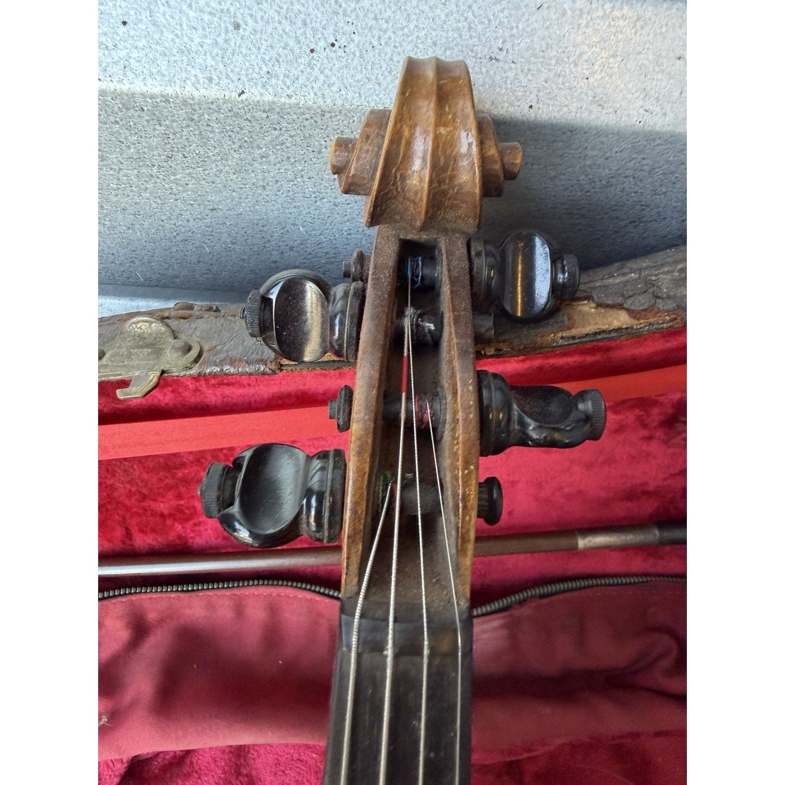 VINTAGE Hopf Violin with Case & Bow 24 Inches