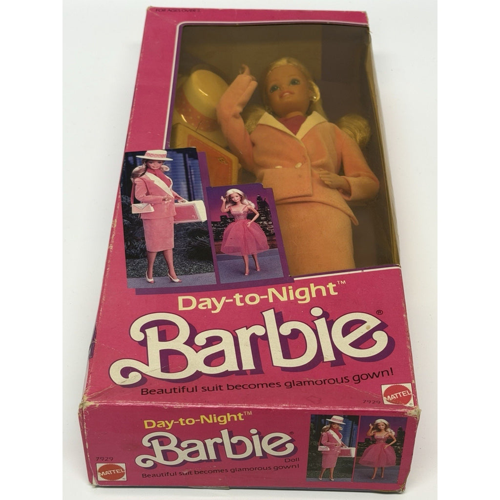 Vintage 1984 Mattel Day to Night Fashion Barbie Doll 7929 New In Sealed Box