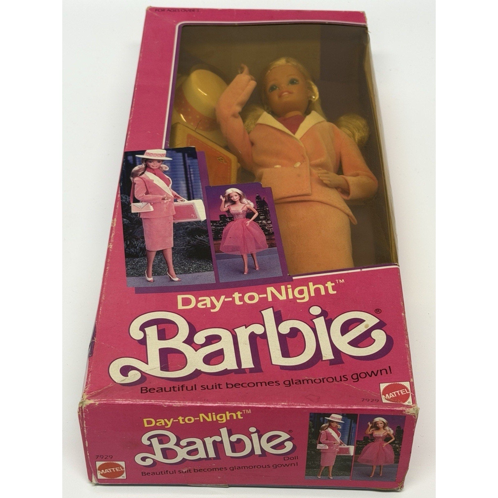 Vintage 1984 Mattel Day to Night Fashion Barbie Doll 7929 New In Sealed Box