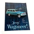 Vtg 1965 Kaiser Jeep Wagoneer Dealer Sales Brochure Catalog Original Car SalesAd