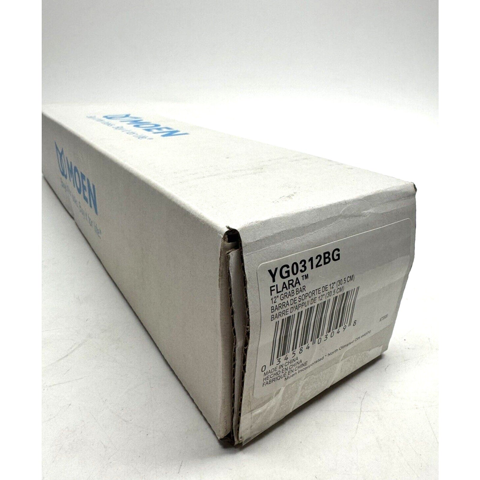 SEALED NEW Moen YG0312BG CSI Flara 12 Grab Bar, Brushed Gold