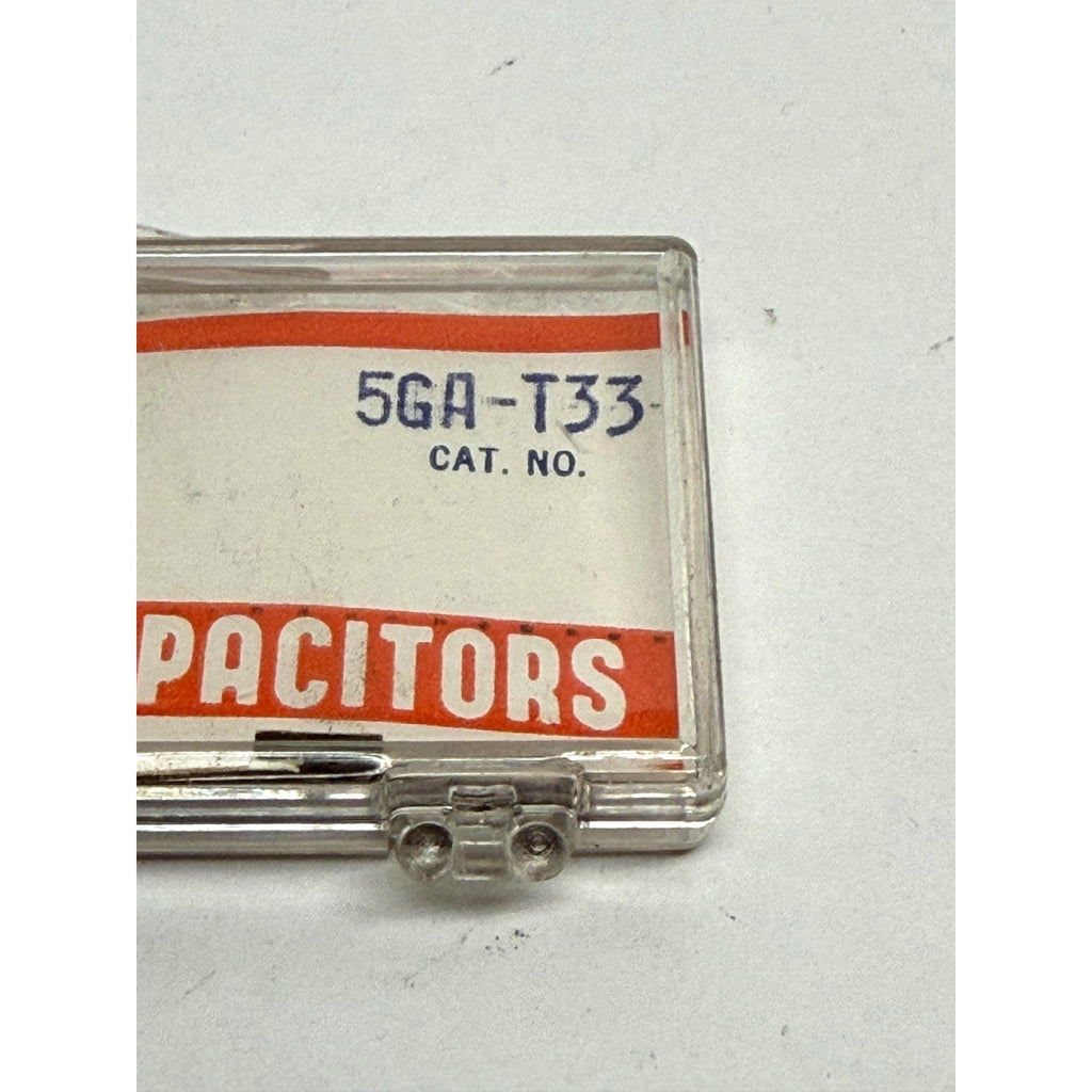 NEW Vintage NOS Sprague 5GA-T33 Ceramic Disc Capacitors .000330uF 1000V