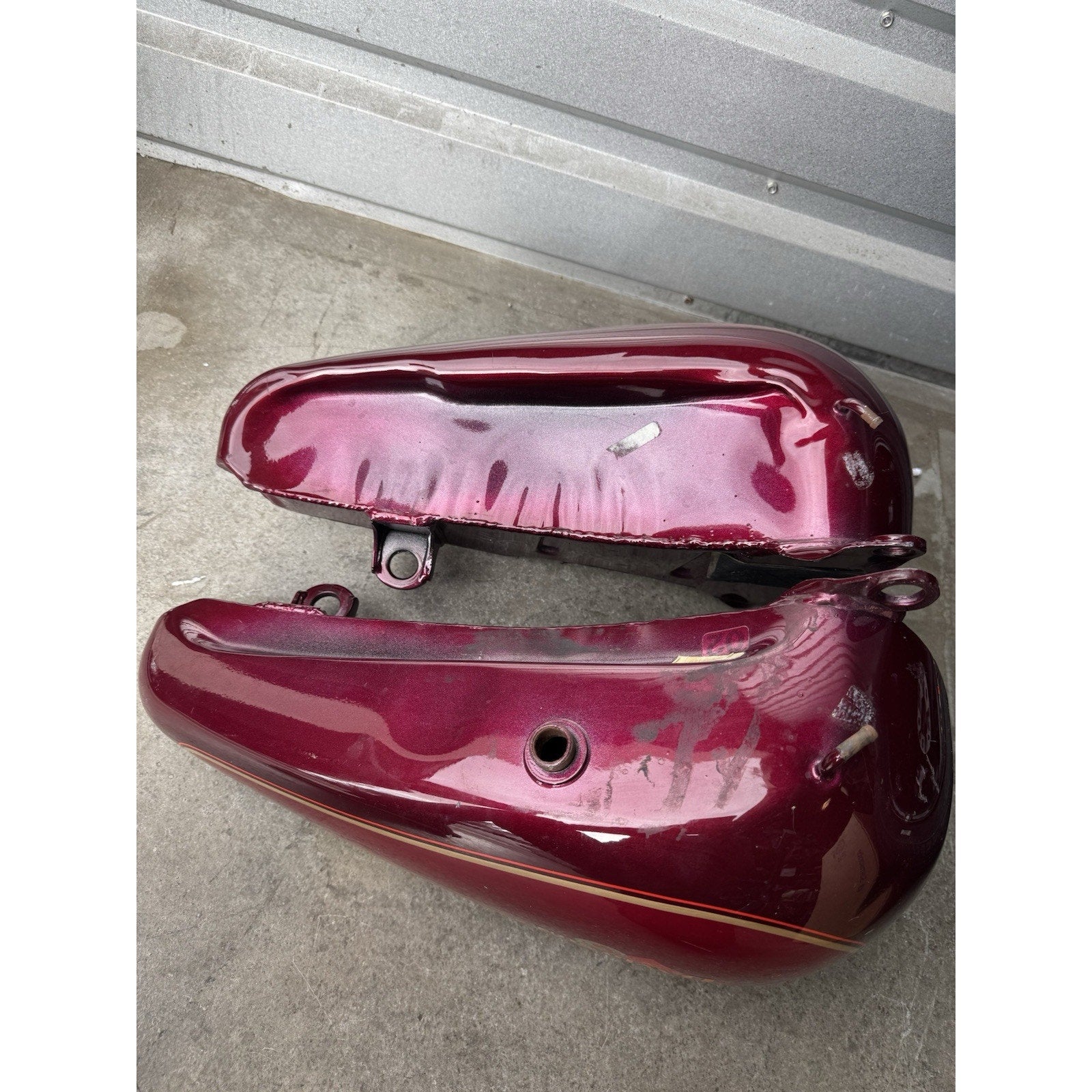 VINTAGE 1993 Harley Davidson Gas fuel tank Genuine FLSTC Evo Heritage Softail