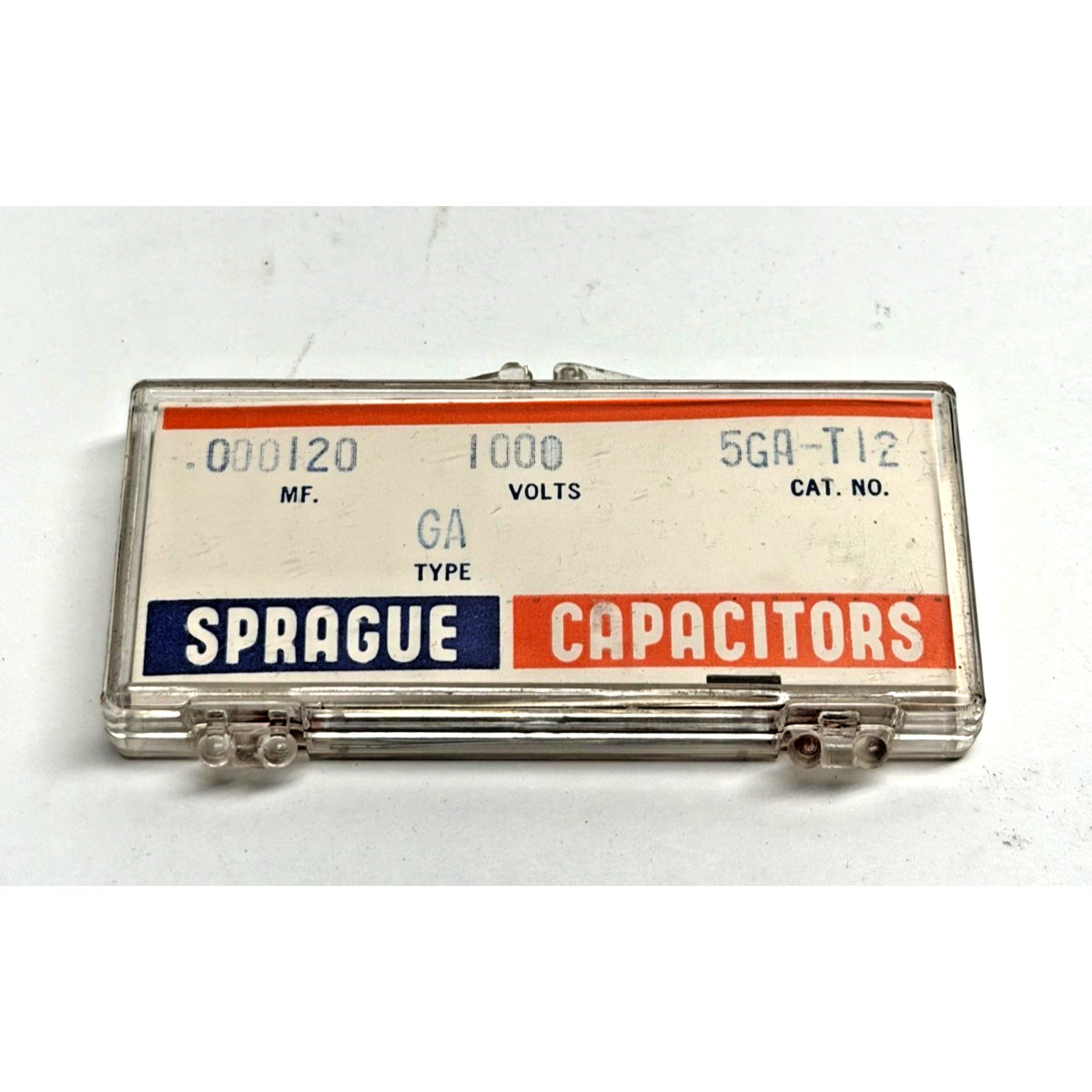 Vintage Sprague 5GA-T12 Ceramic Disc Capacitors .000120MF 1000V Cera-Mite