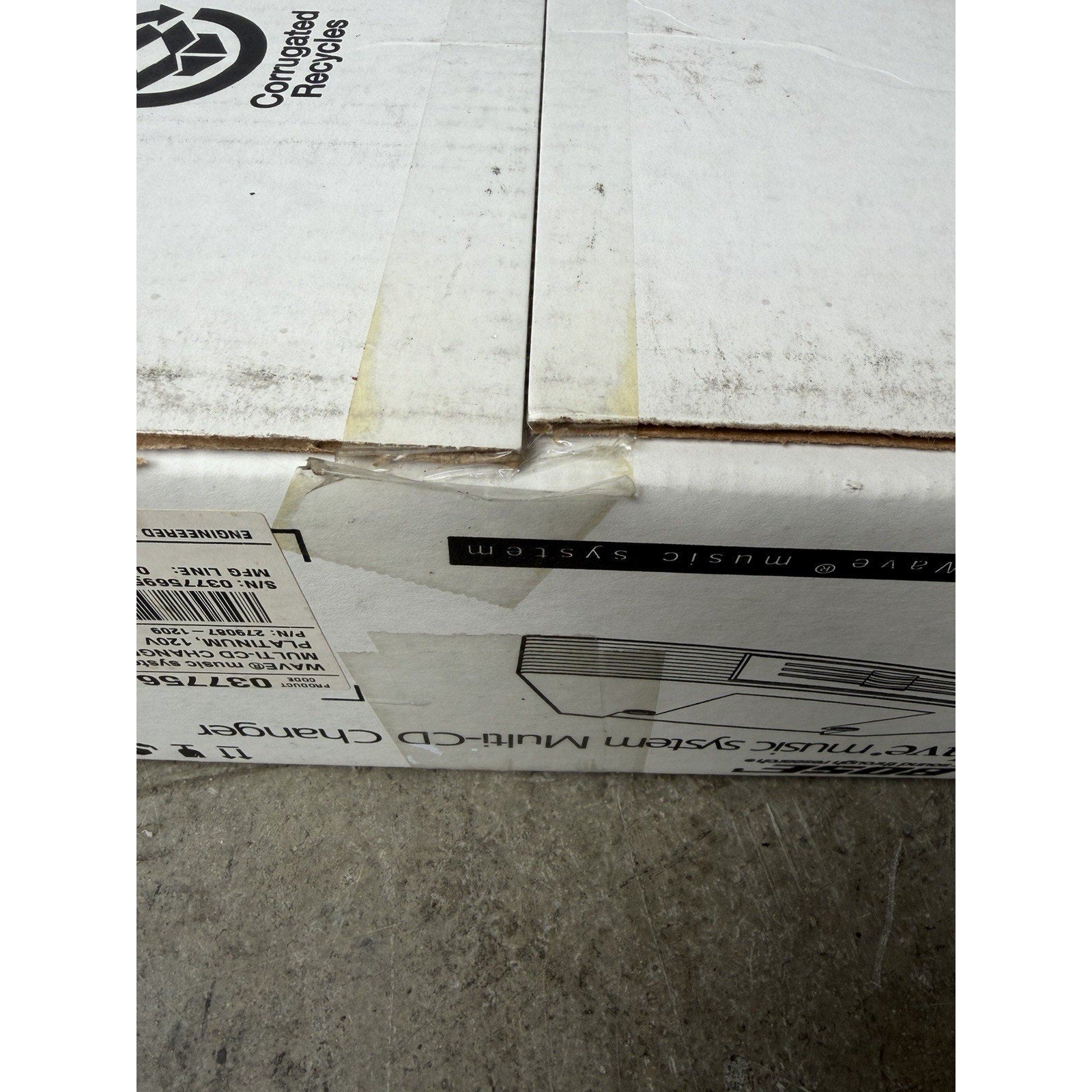 VINTAGE NOS Bose Wave Music System Multi-CD Changer Accessory Platinum White #1