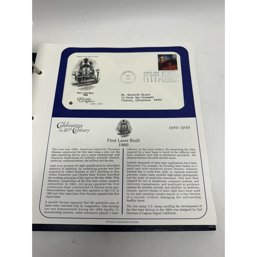 VINTAGE Celebrate 20th Century FDC Collection by Postal Commemorative Society