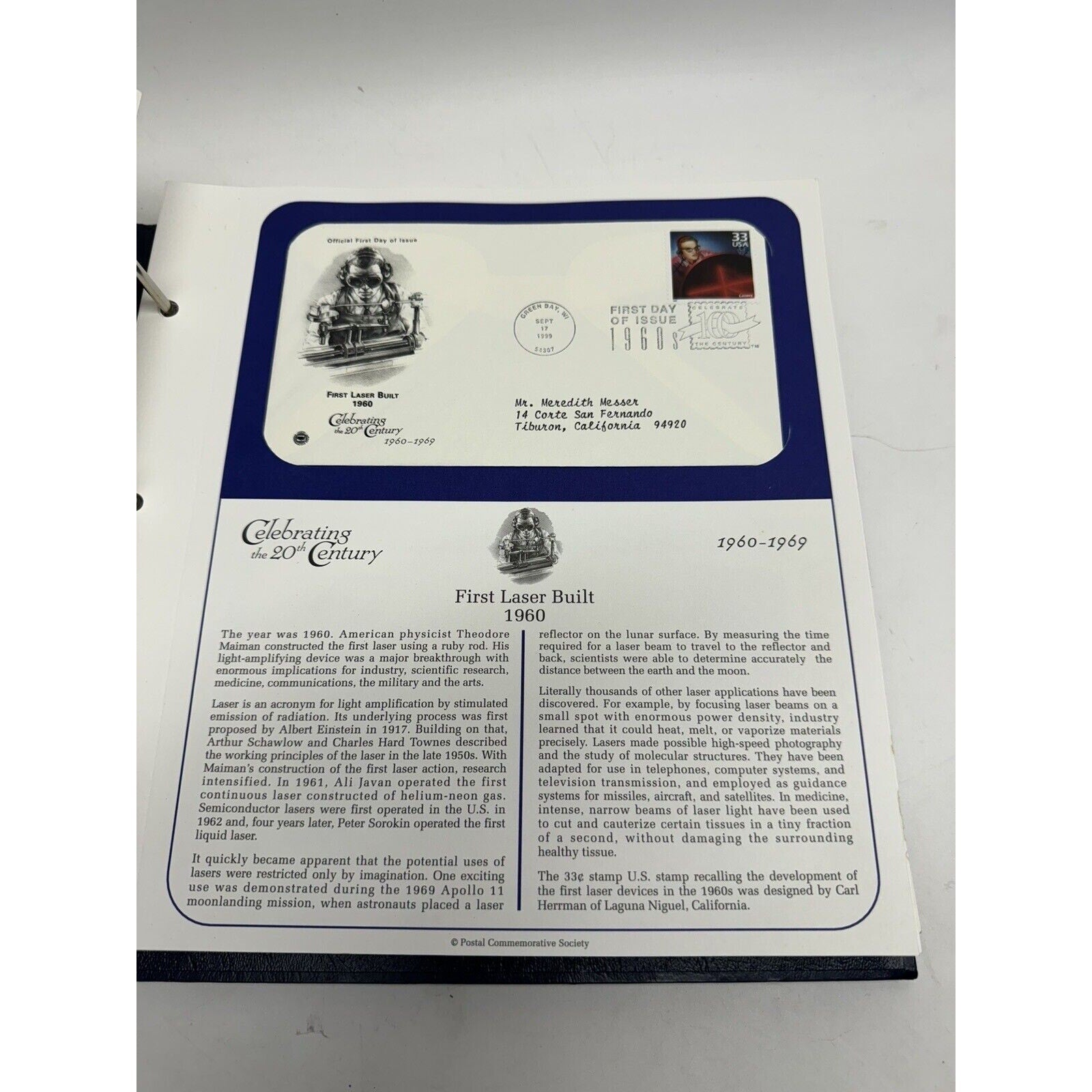 VINTAGE Celebrate 20th Century FDC Collection by Postal Commemorative Society