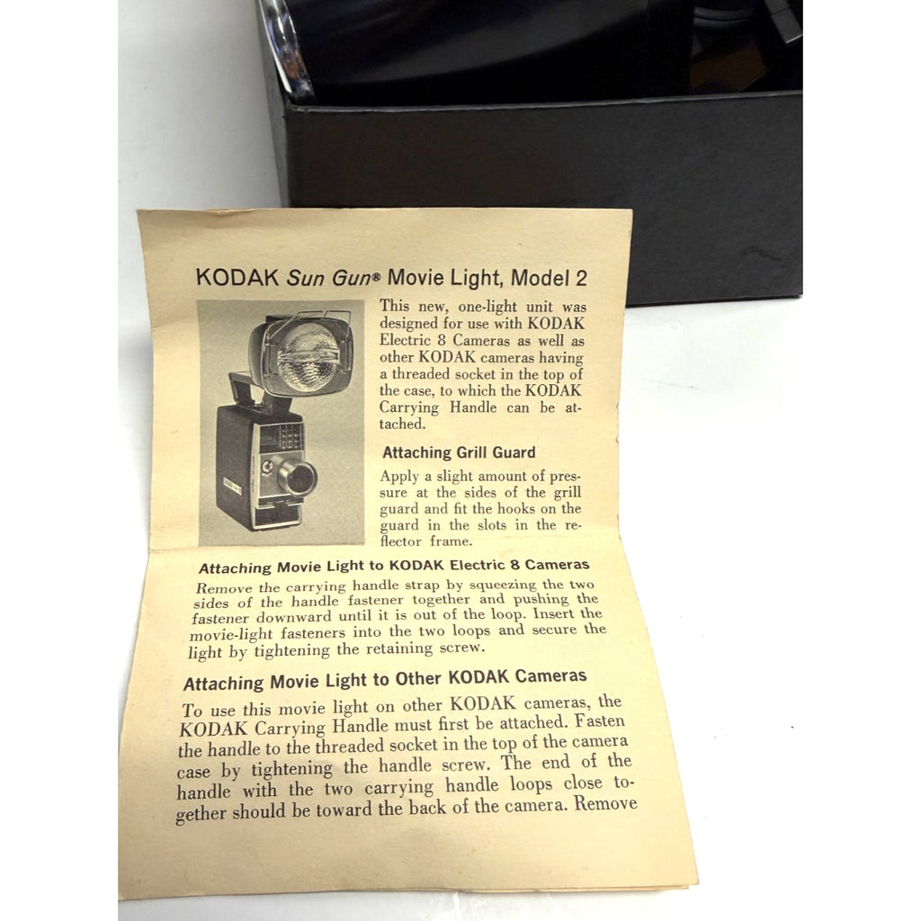Vintage NOS KODAK Sun Gun Movie Light-Model 2