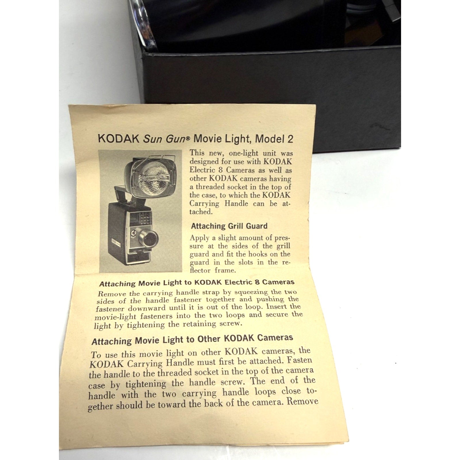 Vintage NOS KODAK Sun Gun Movie Light-Model 2