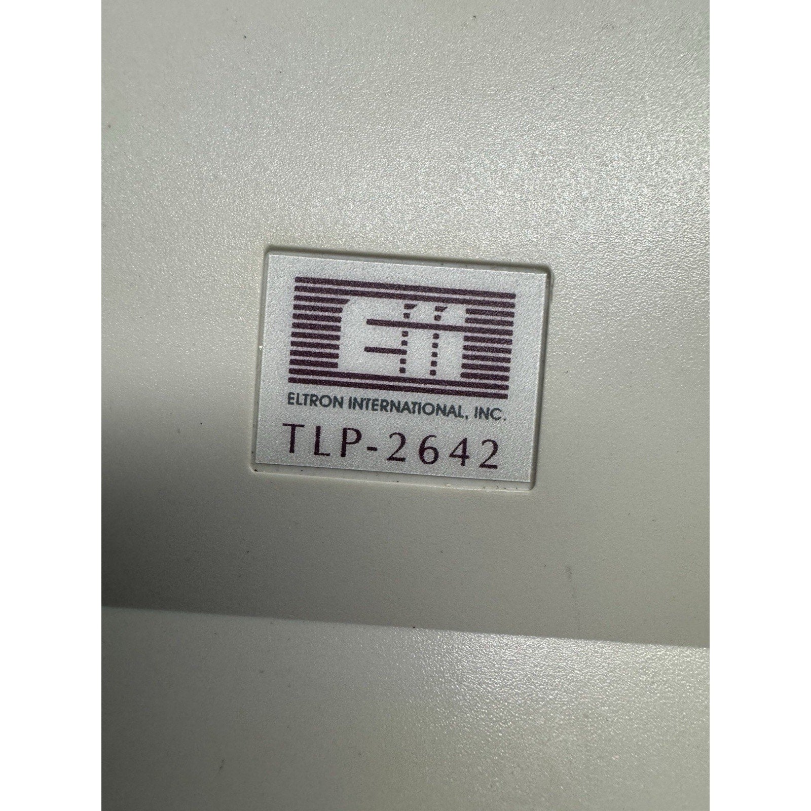 VINTAGE Zebra Eltron TLP 2642 Label Thermal Printer