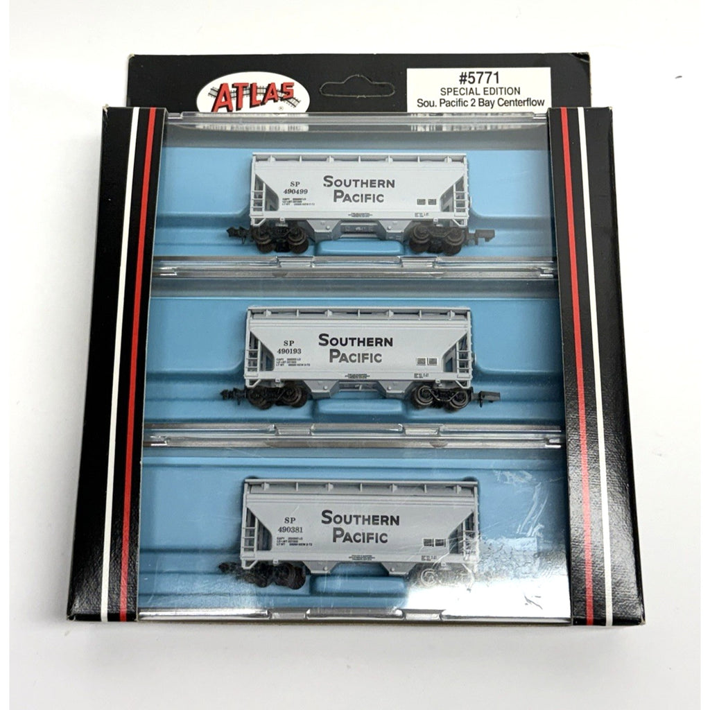 VINTAGE NOS ATLAS #5771 SPECIAL EDITION 3 PACK 2 BAY CENTERFLOW HOPPERS