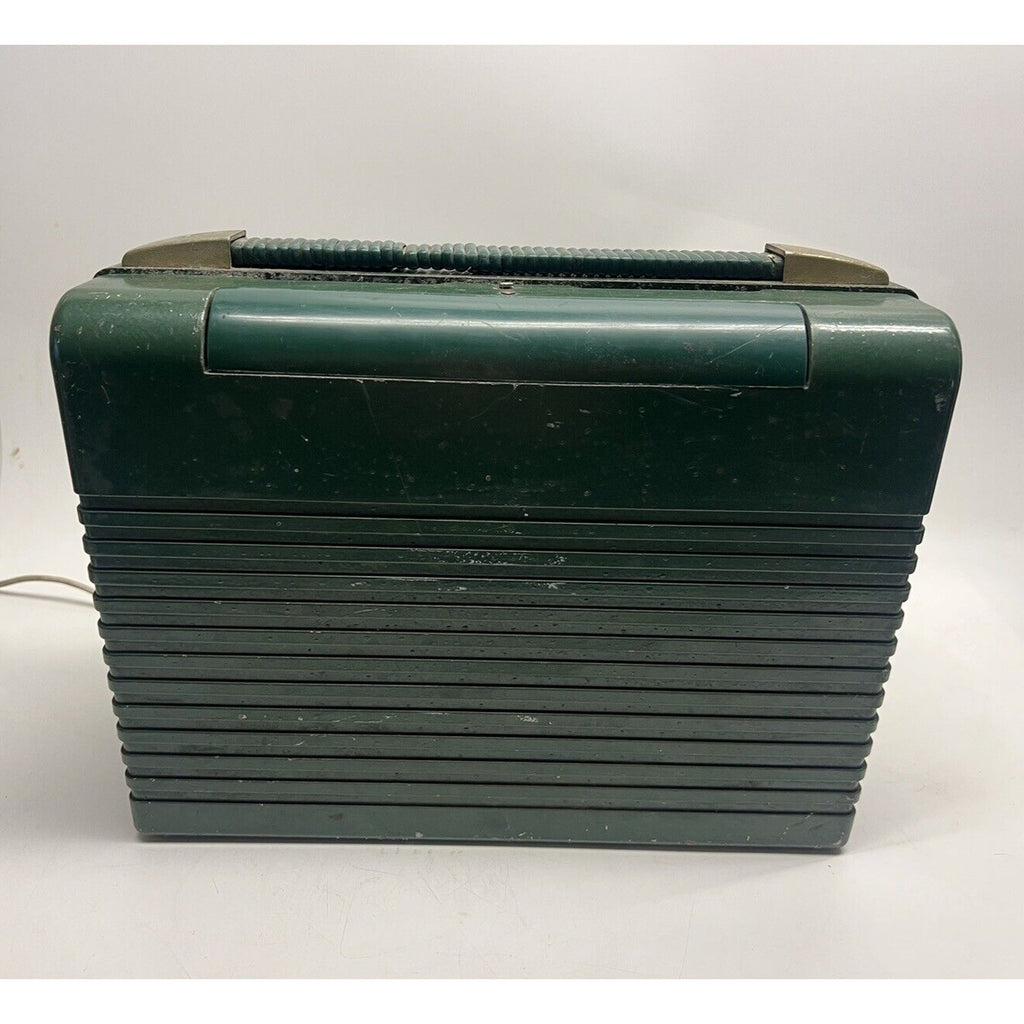 Vintage 50s Sears Roebuck SILVERTONE 2022 Radio Green/Gold Power On :Nd Repair