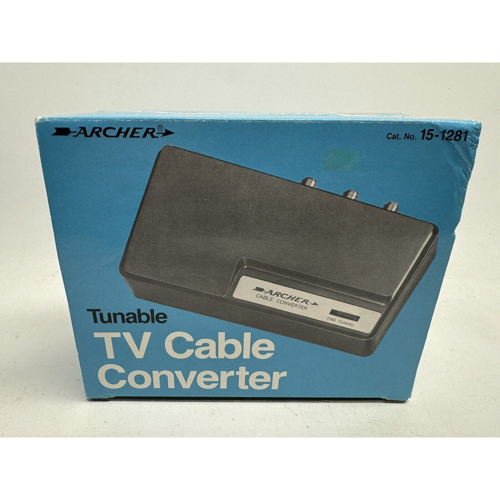 VINTAGE SEALED NEW Archer Tunable TV Cable Converter #15-1281 Radio Shack