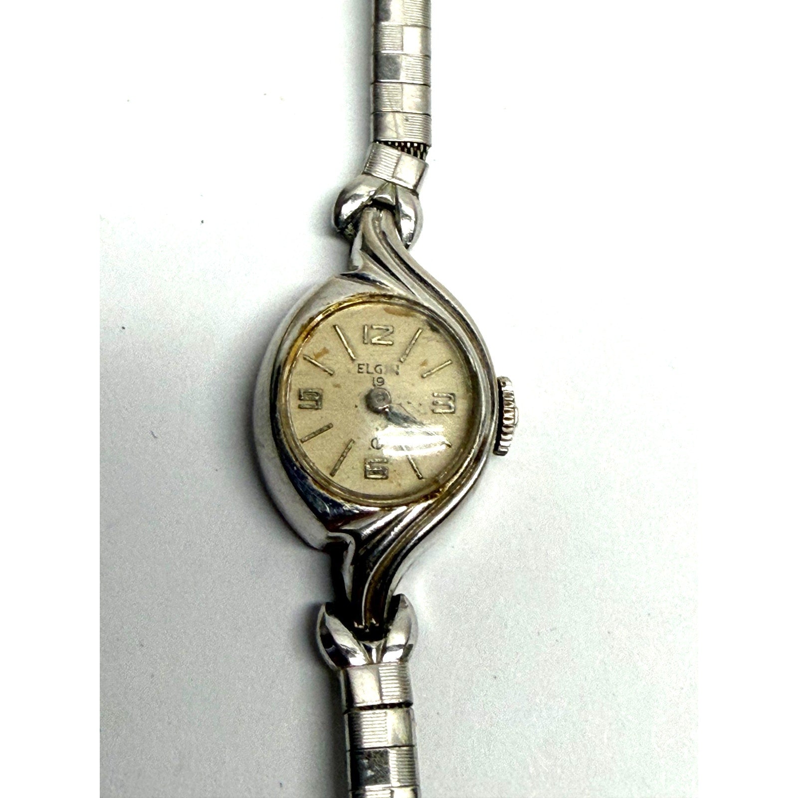 Vintage Elgin Ladies Mechanical Wristwatch 833A USA Deco Runs