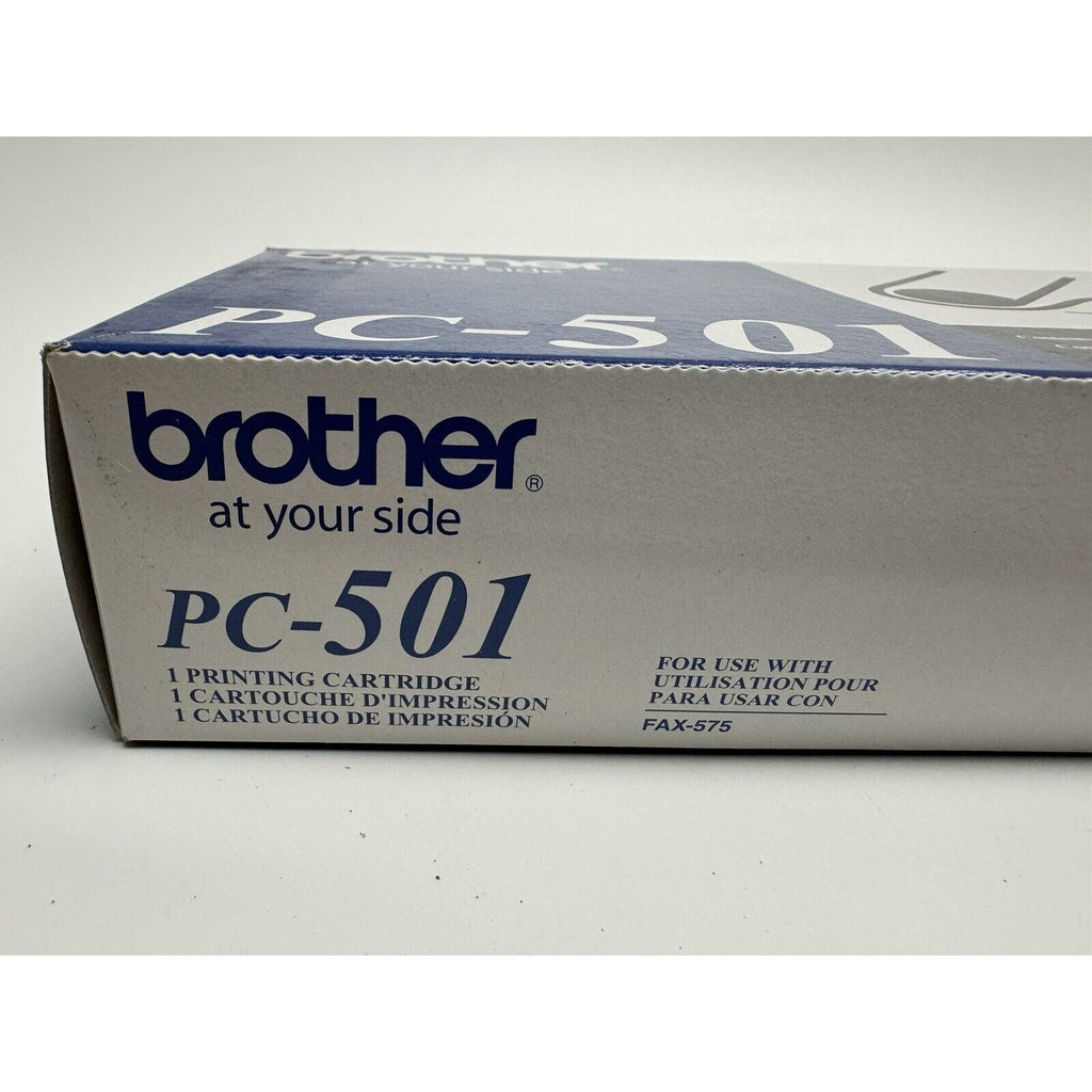 VINTAGE FACTORY SEALED Brother PC-501 Black Printing Cartridge for FAX-575