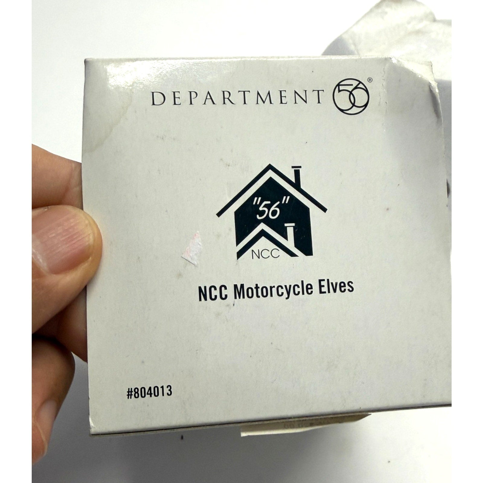 VTG NEW Dept 56 NCC Motorcycle Elves Christmas 2008 North Pole Series 804013