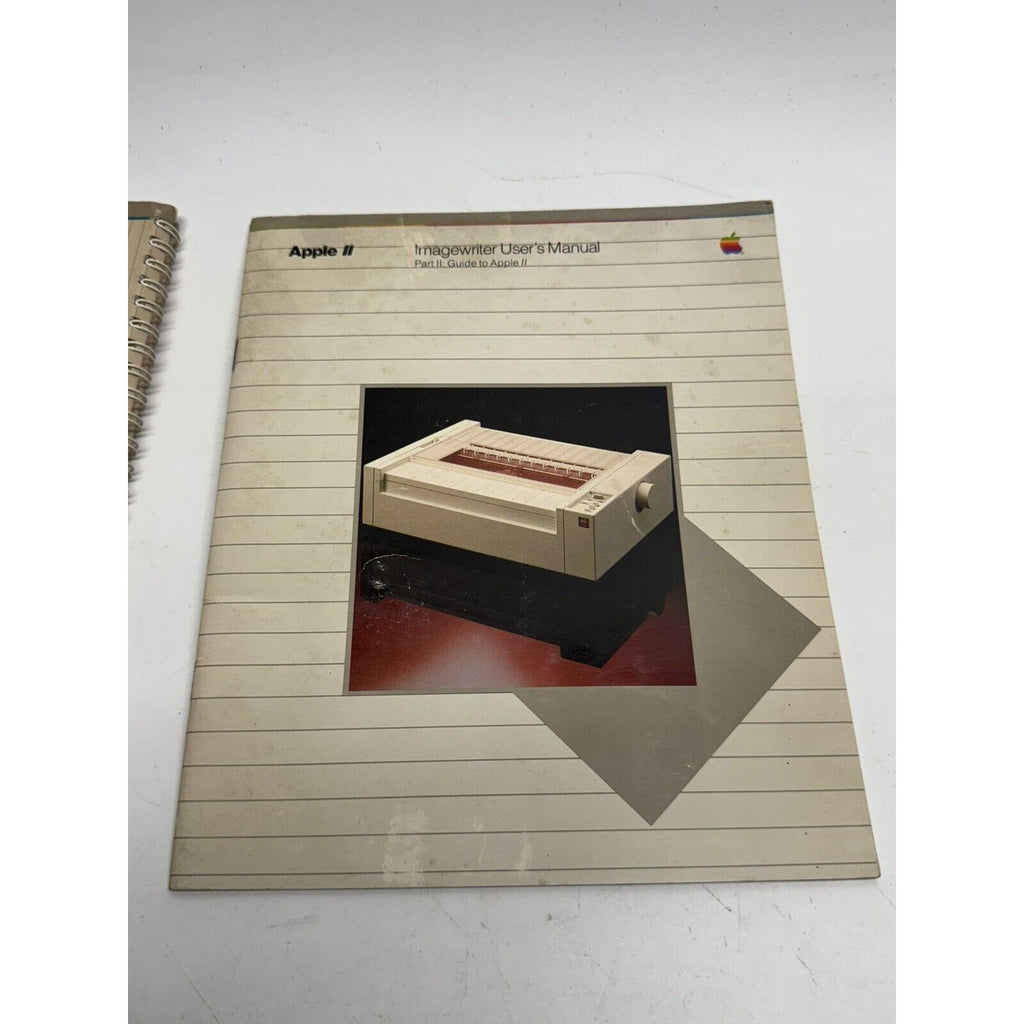 Vintage Apple ImageWriter Printer User’s Manual Reference & Guide Part I & II