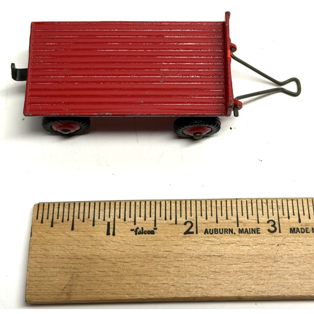VINTAGE NOS Meccano Dinky Toys 1/43 Scale Diecast Red Farm Trailer #429