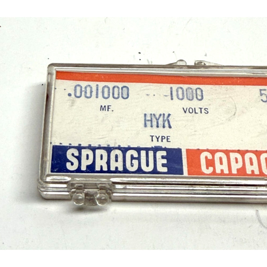 VINTAGE SPRAGUE 5HK-D10 HYK Ceramic Capacitor .001uF 1000V
